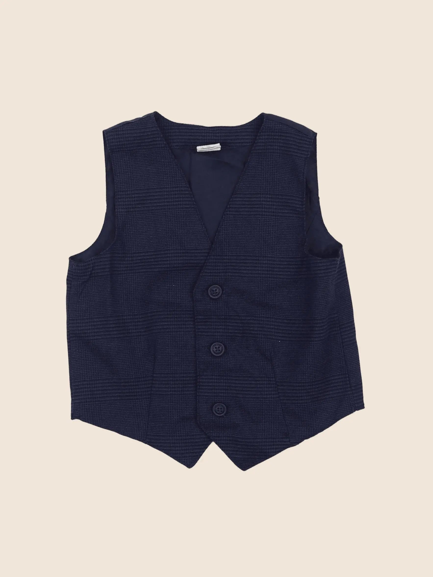 H&M - gilet bleu - 12/18 mois