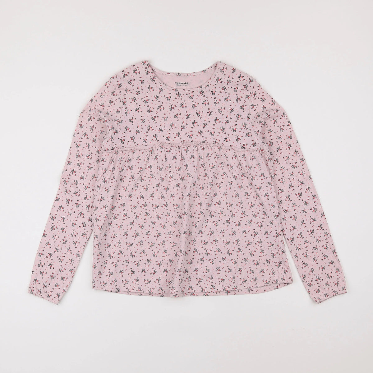 Vertbaudet - tee-shirt rose - 12 ans