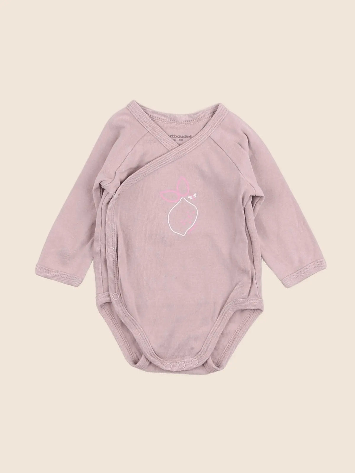 Vertbaudet - body rose - 3 mois