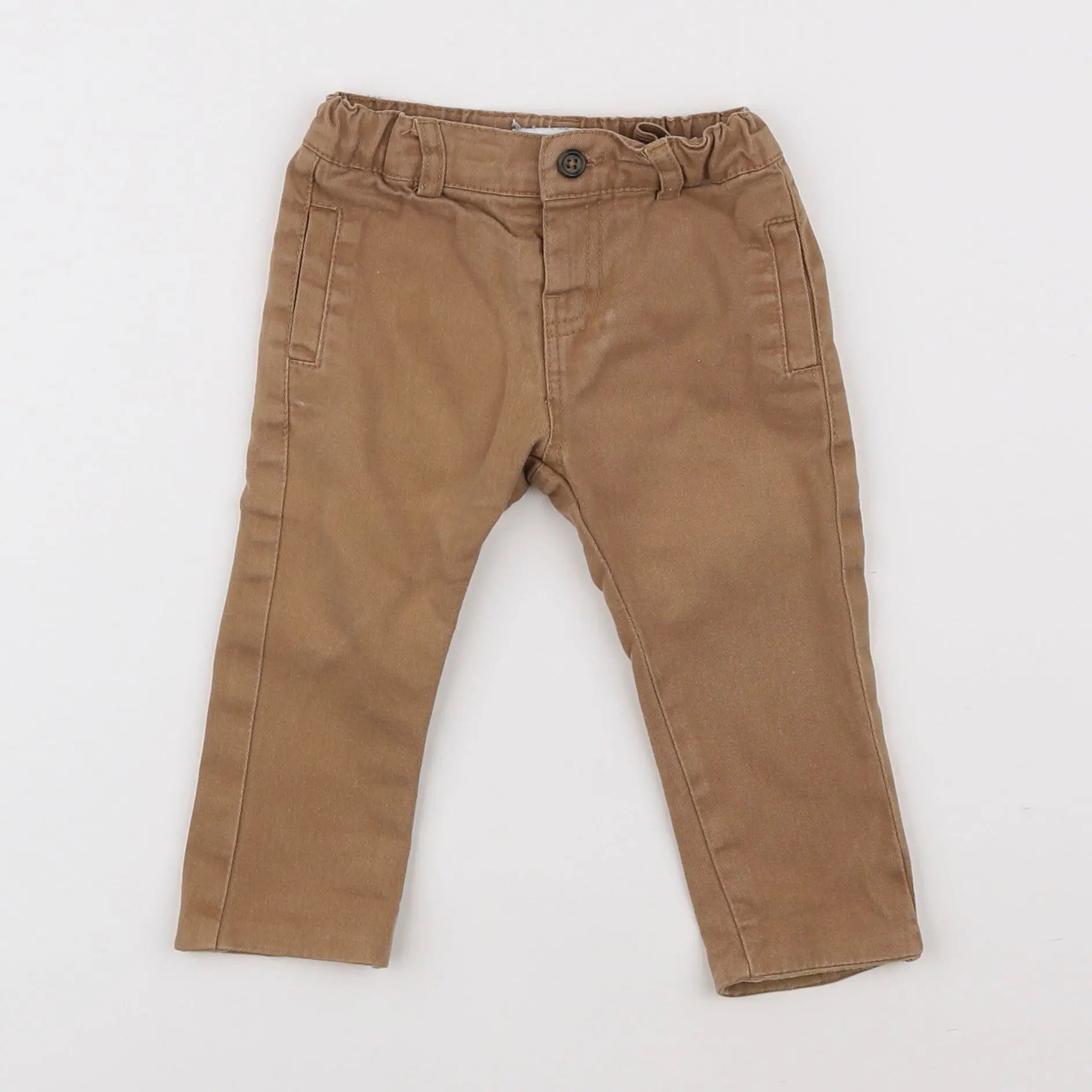Vertbaudet - pantalon marron - 6 mois