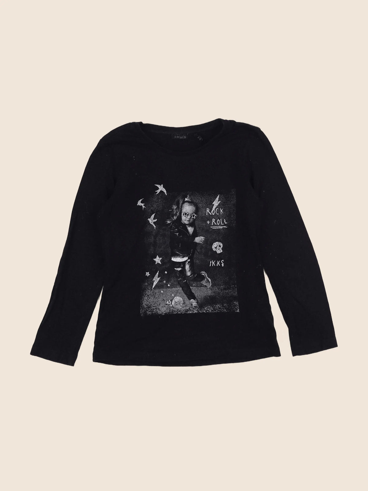 IKKS - tee-shirt noir - 6 ans