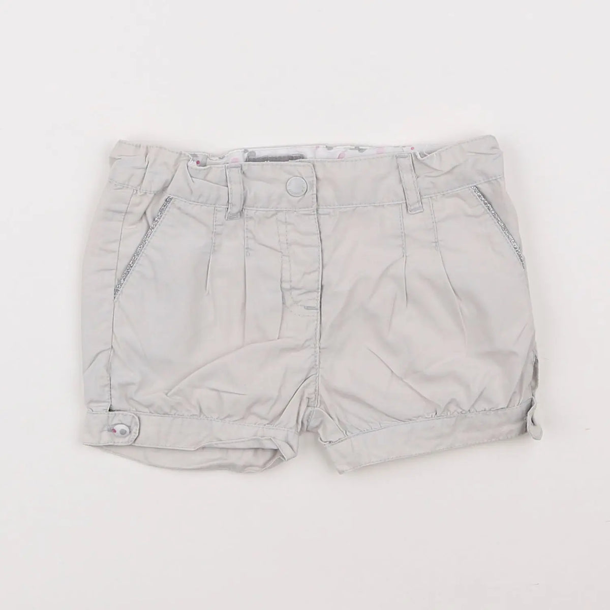 Vertbaudet - short beige - 18 mois