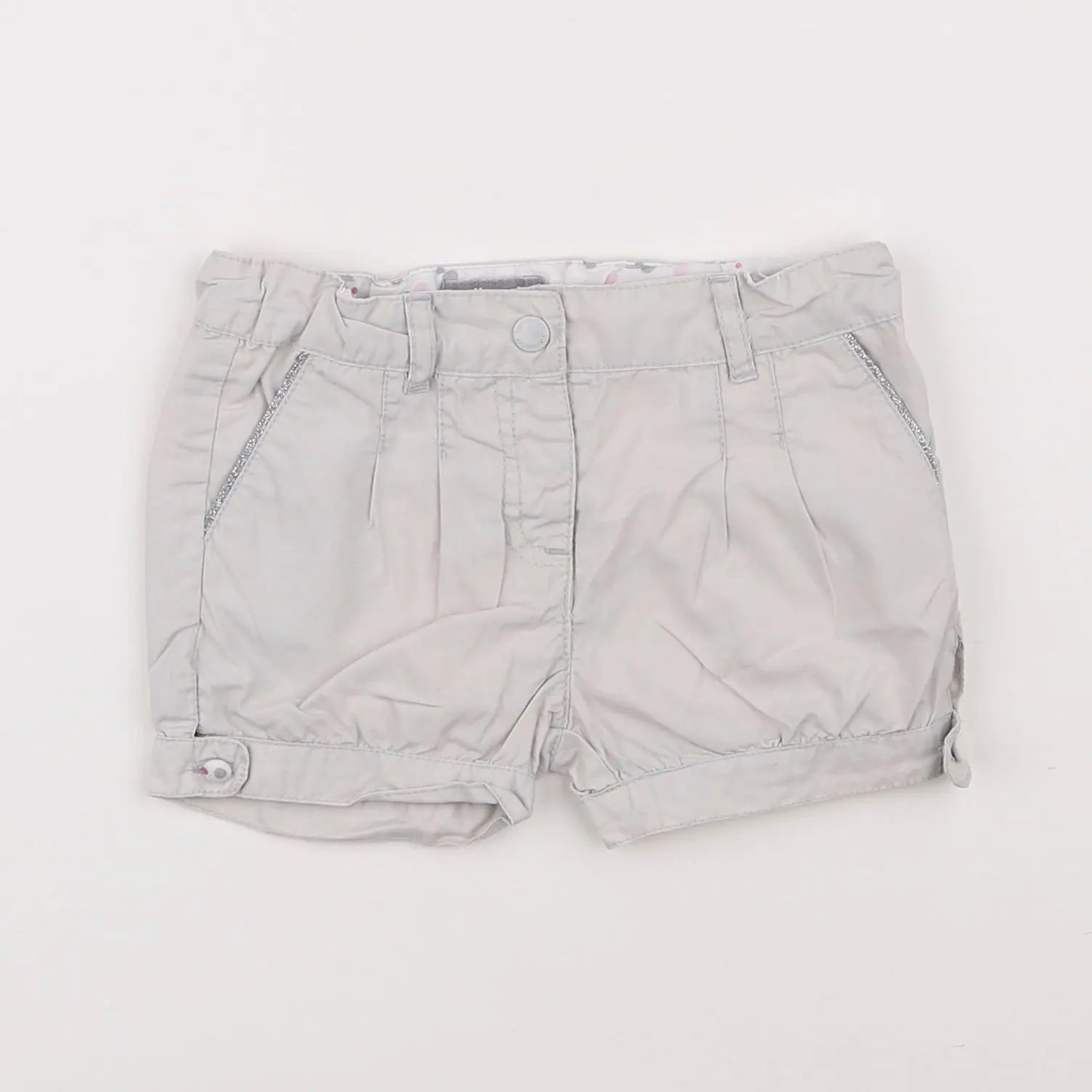 Vertbaudet - short beige - 18 mois