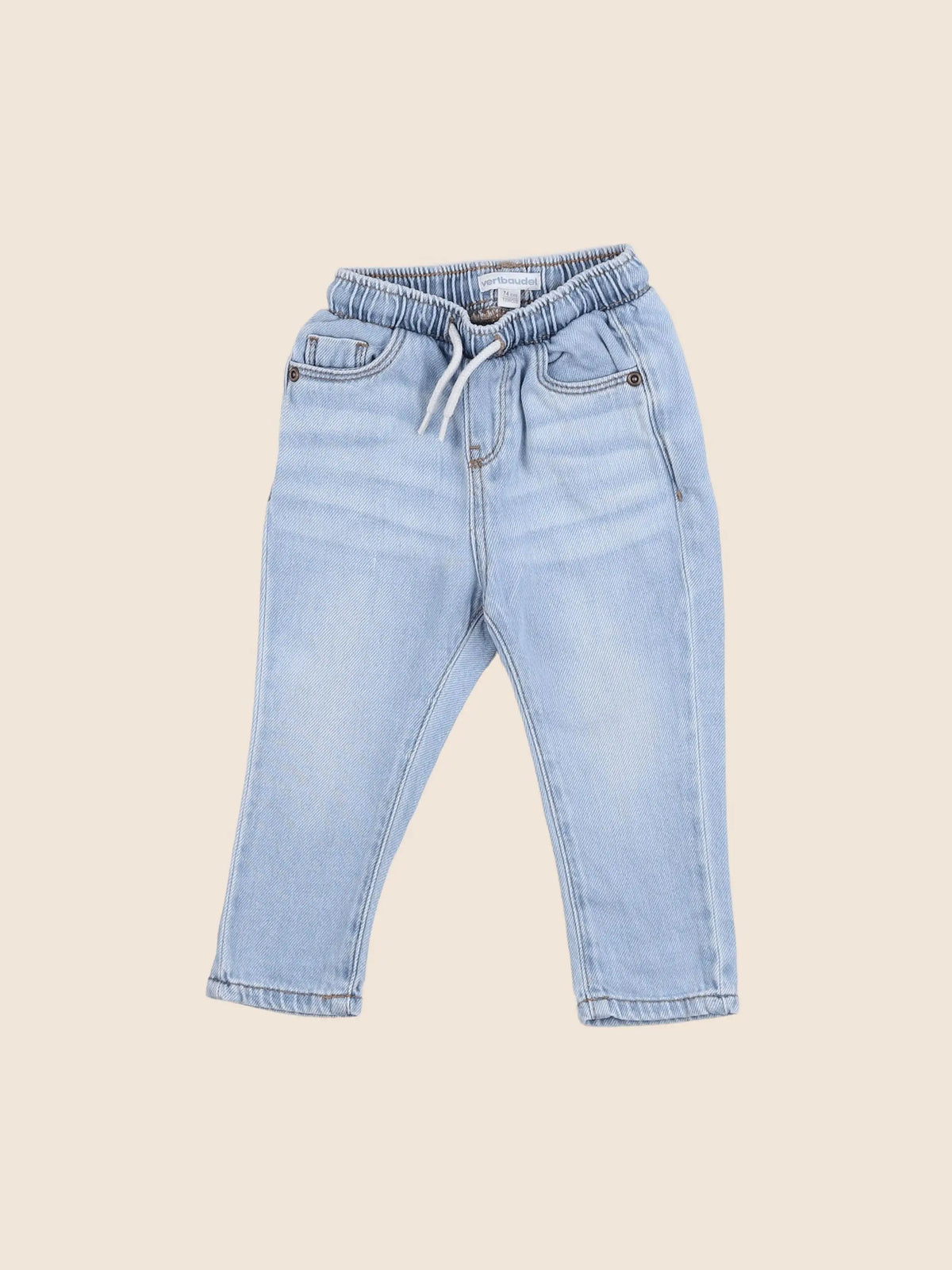 Vertbaudet - jean bleu - 12 mois