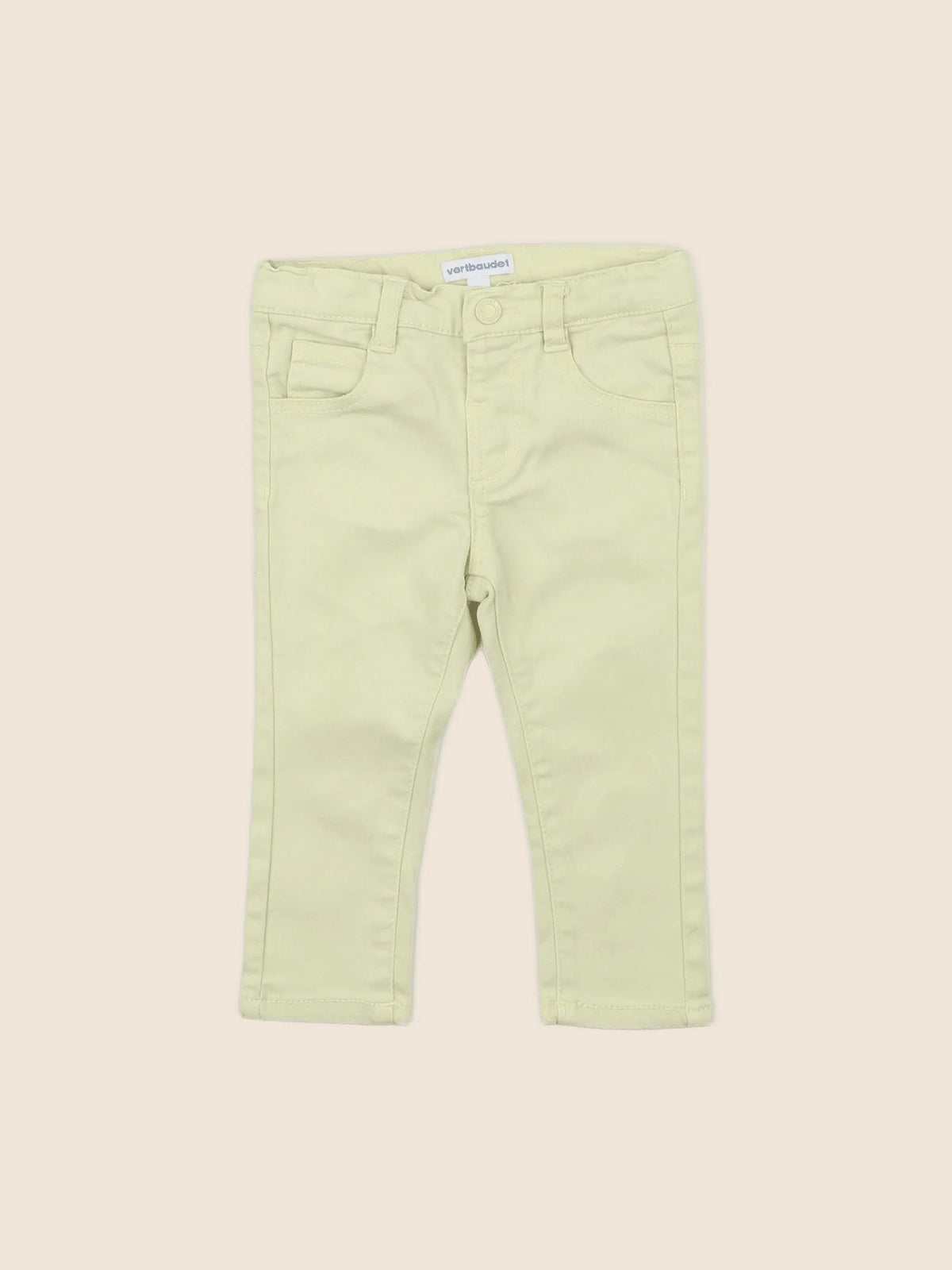 Vertbaudet - pantalon jaune - 18 mois