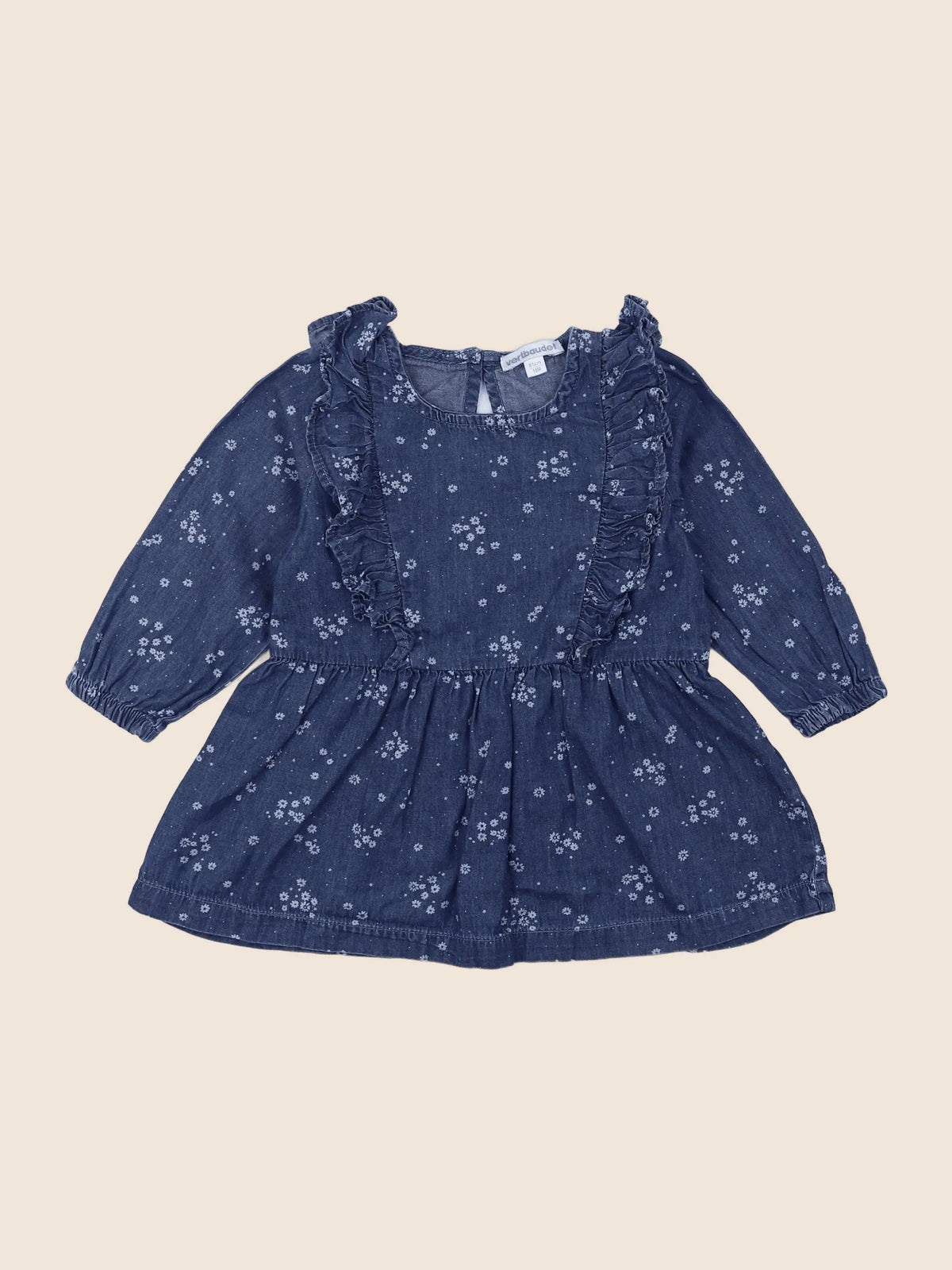Vertbaudet - robe bleu - 18 mois