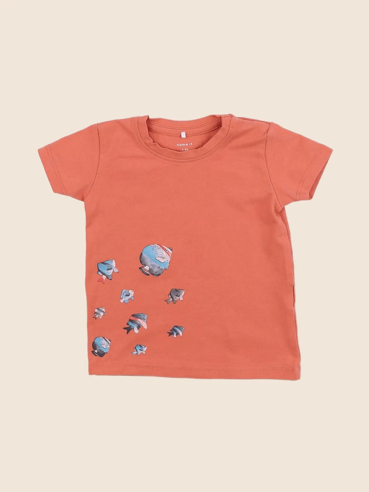 Name it - tee-shirt orange - 3/6 mois