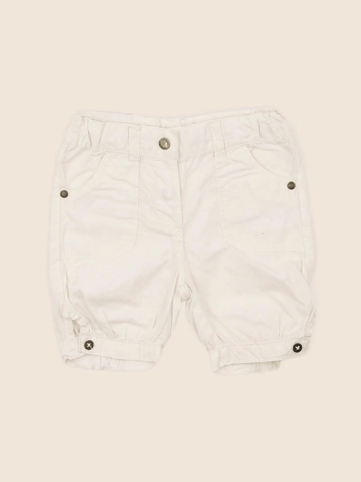 Vertbaudet - short beige - 12 mois