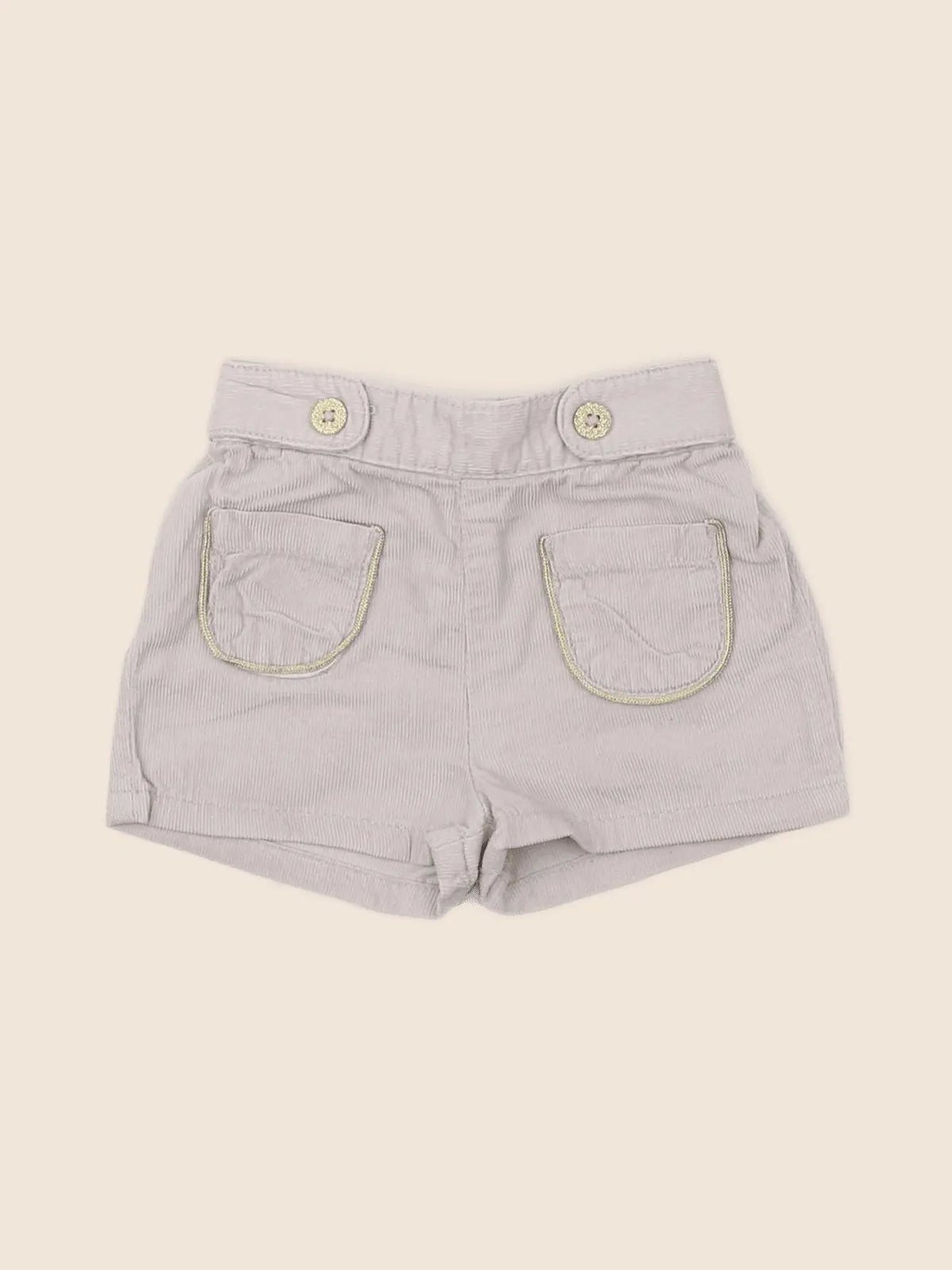 Vertbaudet - short gris - 6 mois