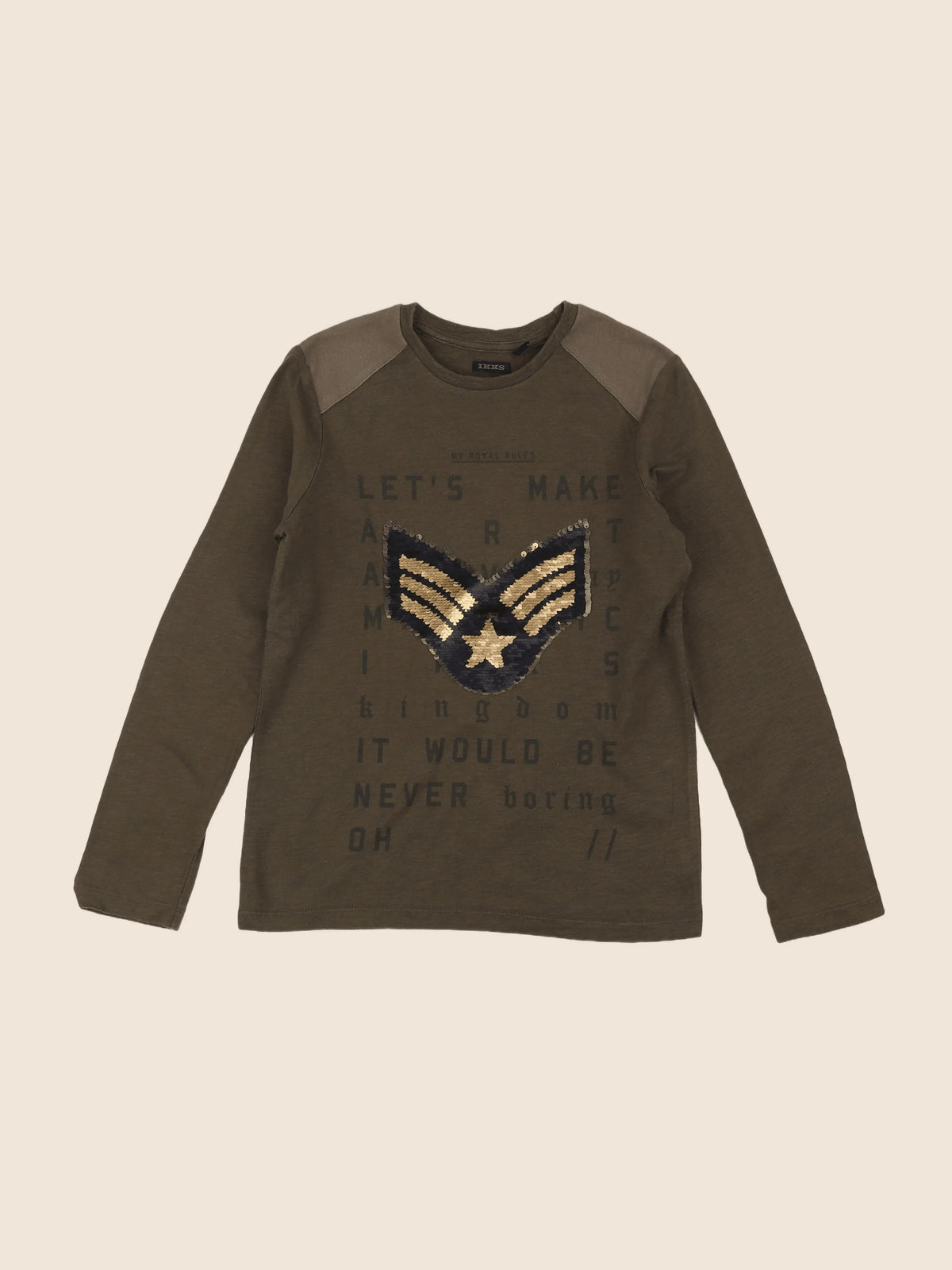 IKKS - tee-shirt vert - 10 ans