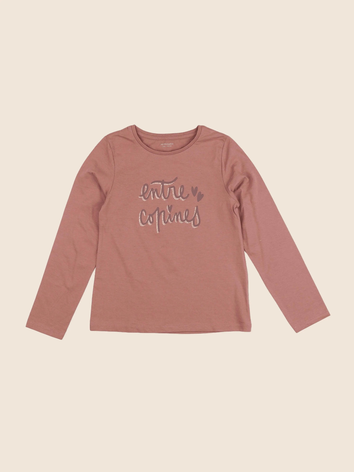 Vertbaudet - tee-shirt rose - 8 ans