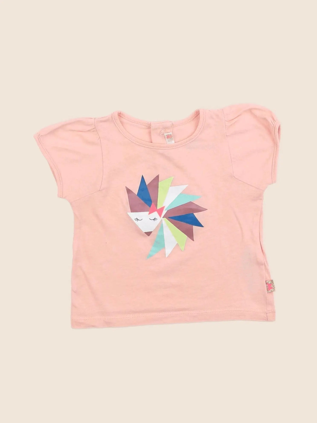 Billie Blush - tee-shirt rose - 9 mois