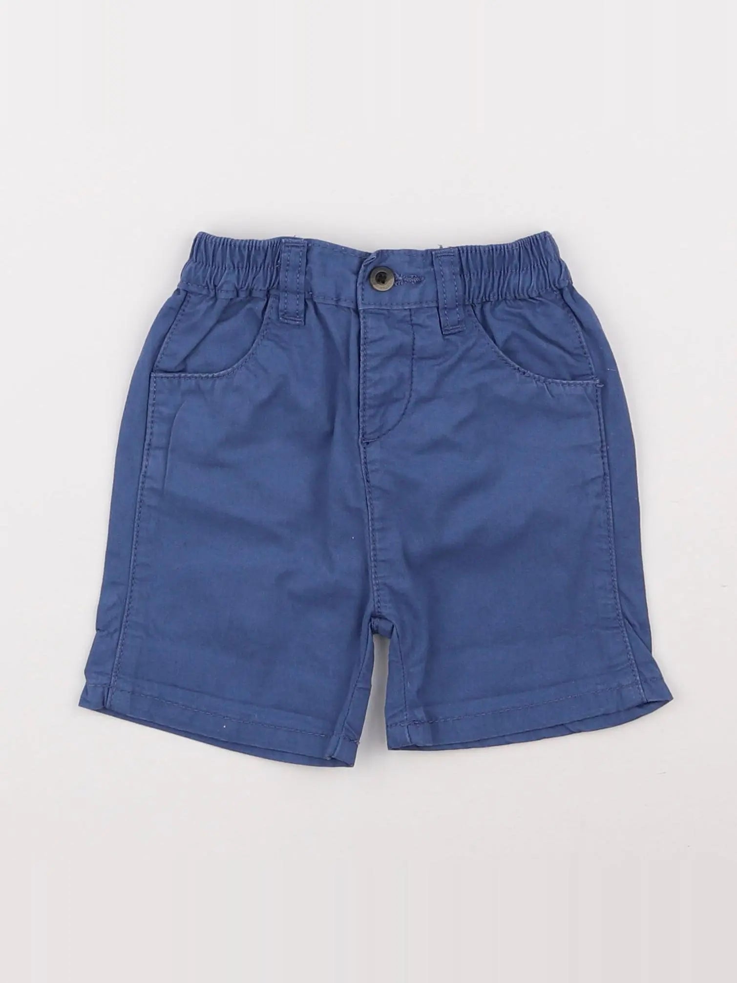Vertbaudet - short bleu - 6 mois