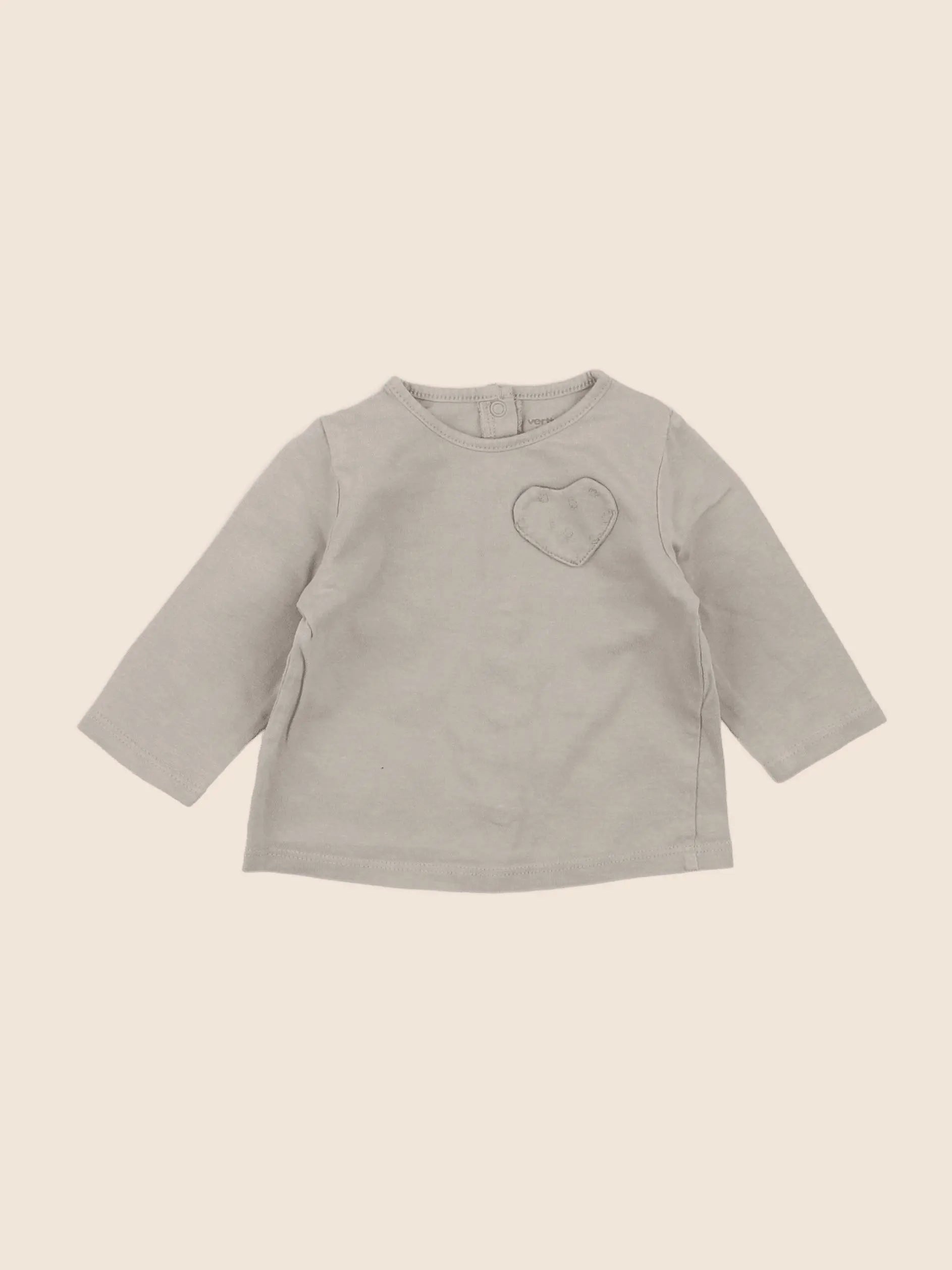 Vertbaudet - tee-shirt vert - 3 mois