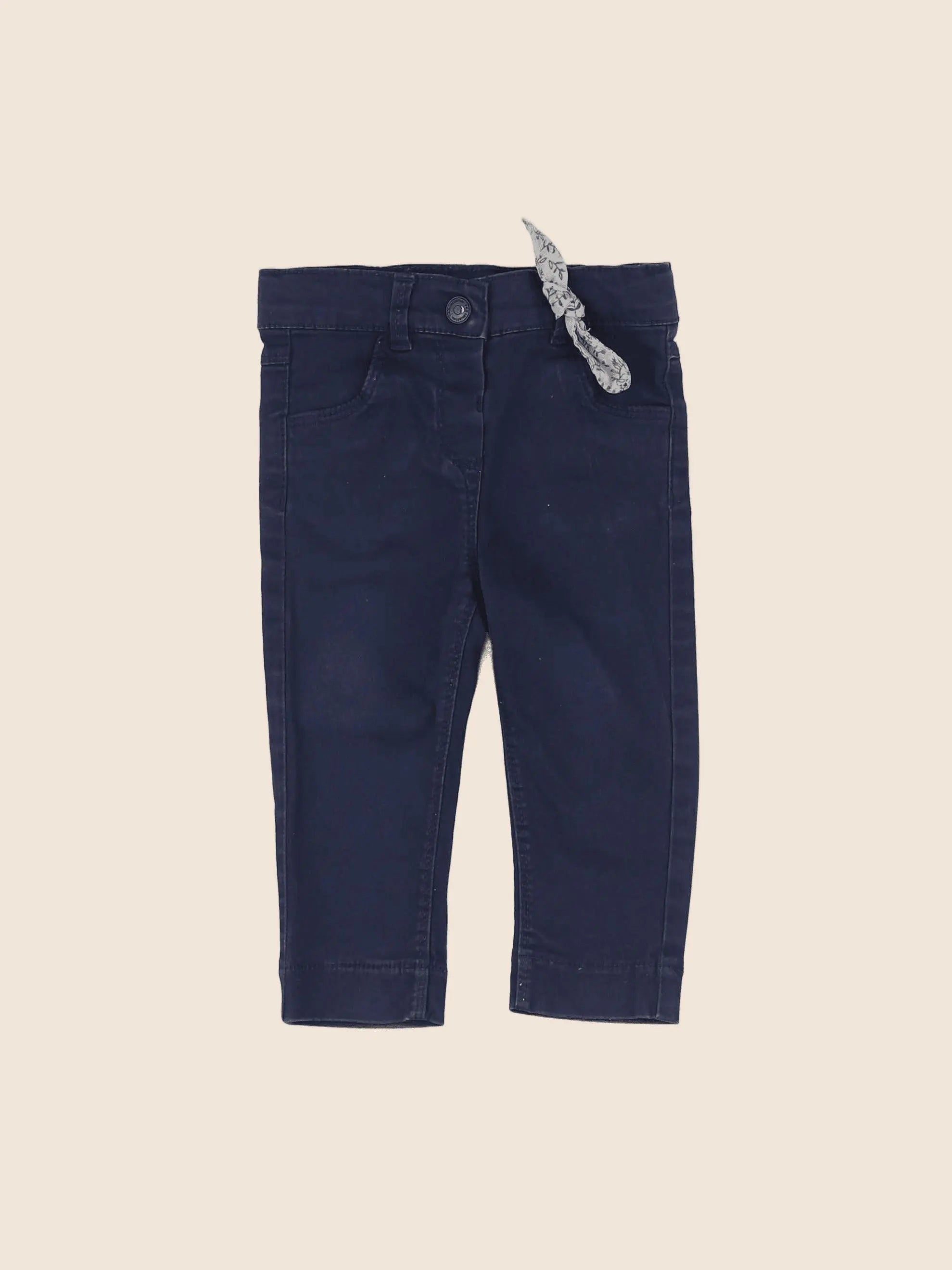 Tape à l'oeil - pantalon bleu - 9 mois
