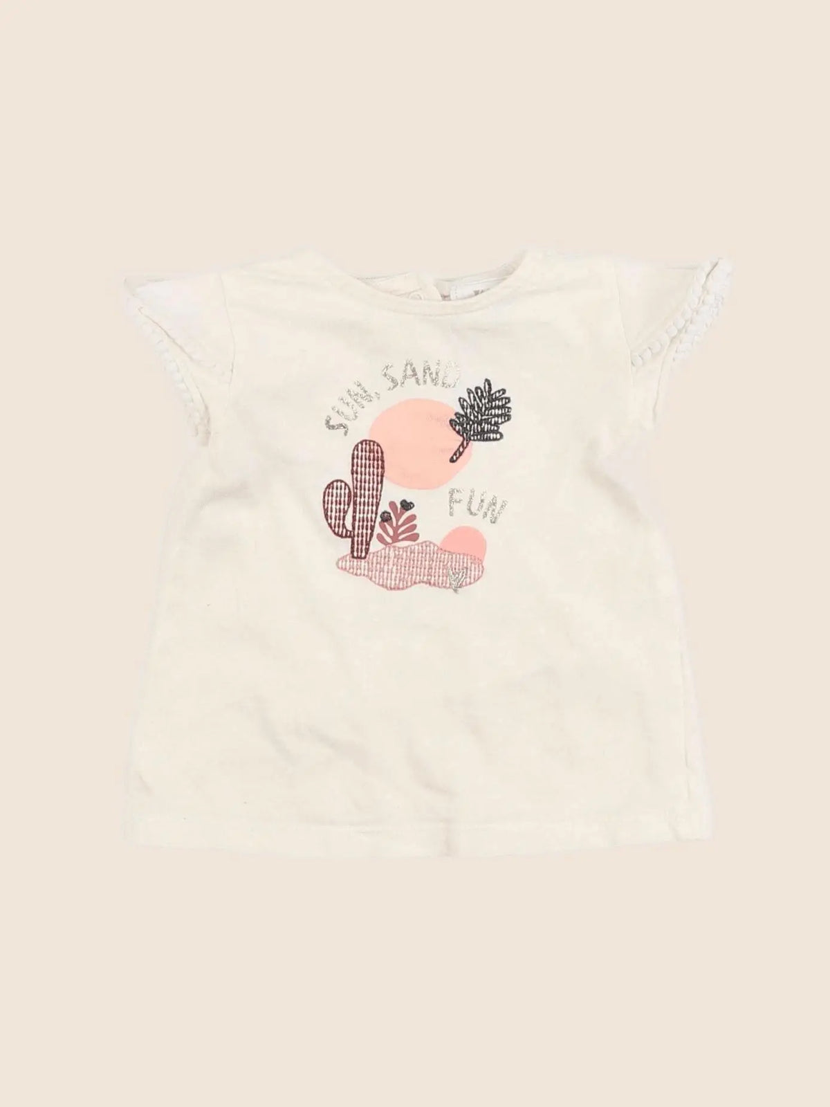 Tape à l'oeil - tee-shirt beige - 6 mois