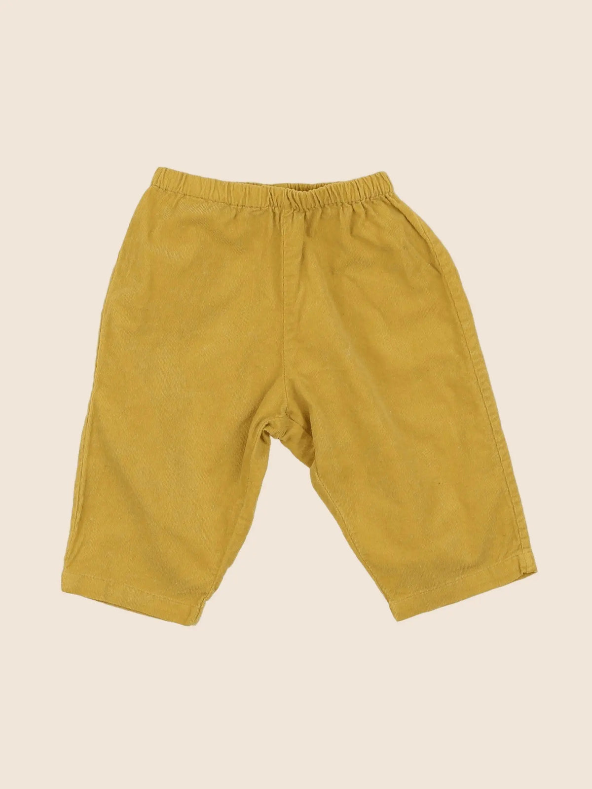 Bonton - pantalon jaune - 6 mois
