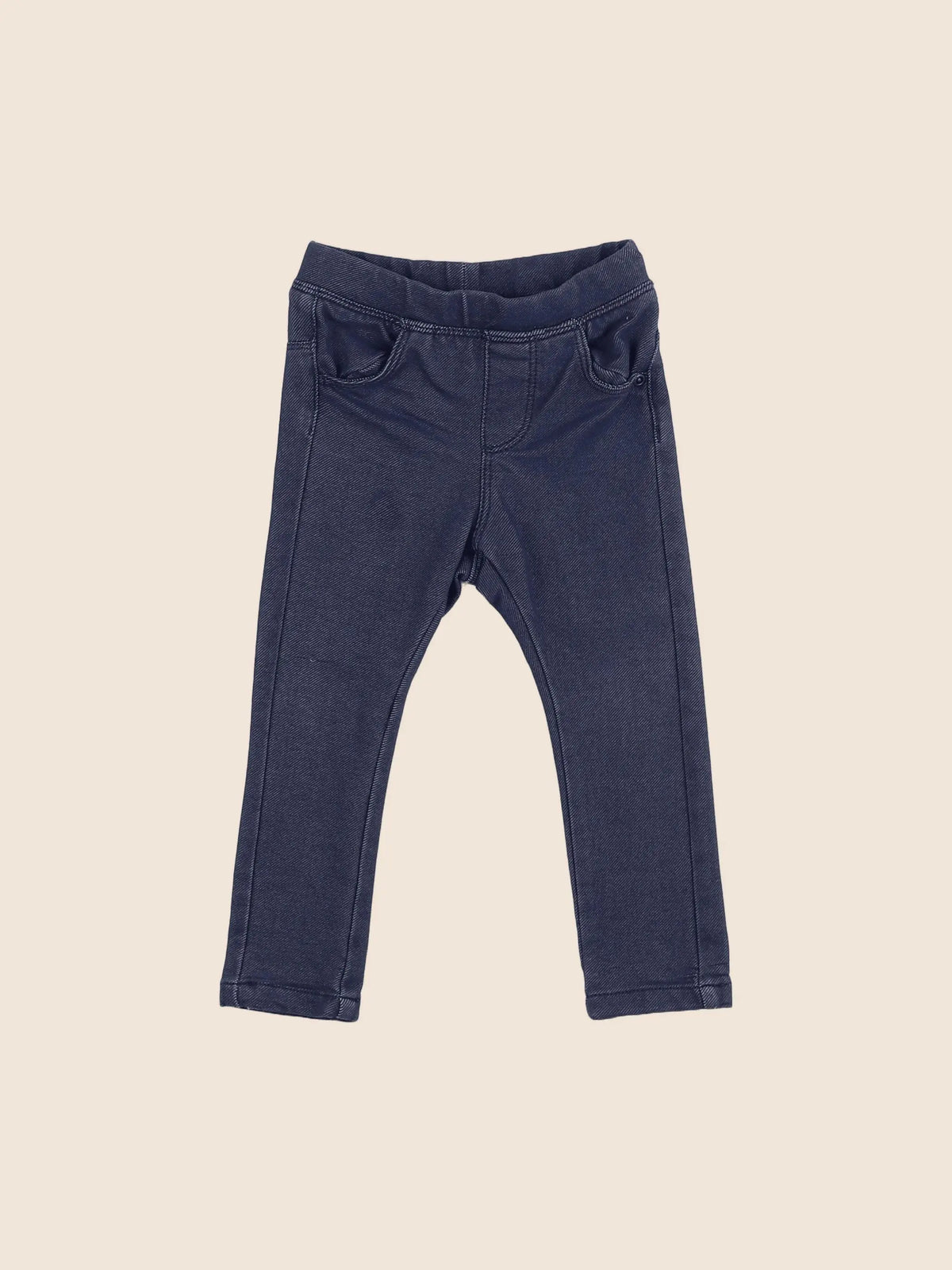 Vertbaudet - jegging bleu - 18 mois