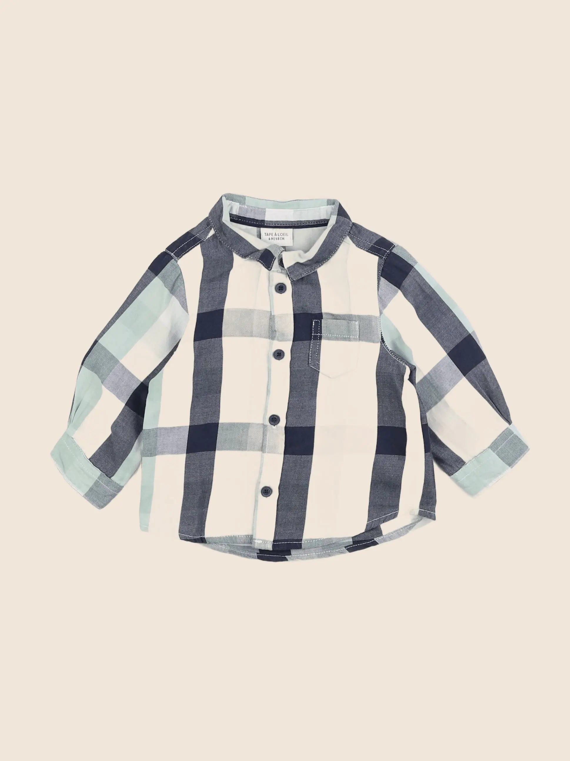 Tape à l'oeil - chemise multicolore - 6 mois