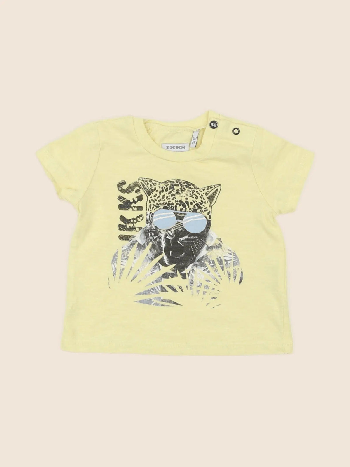 IKKS - tee-shirt jaune - 6 mois