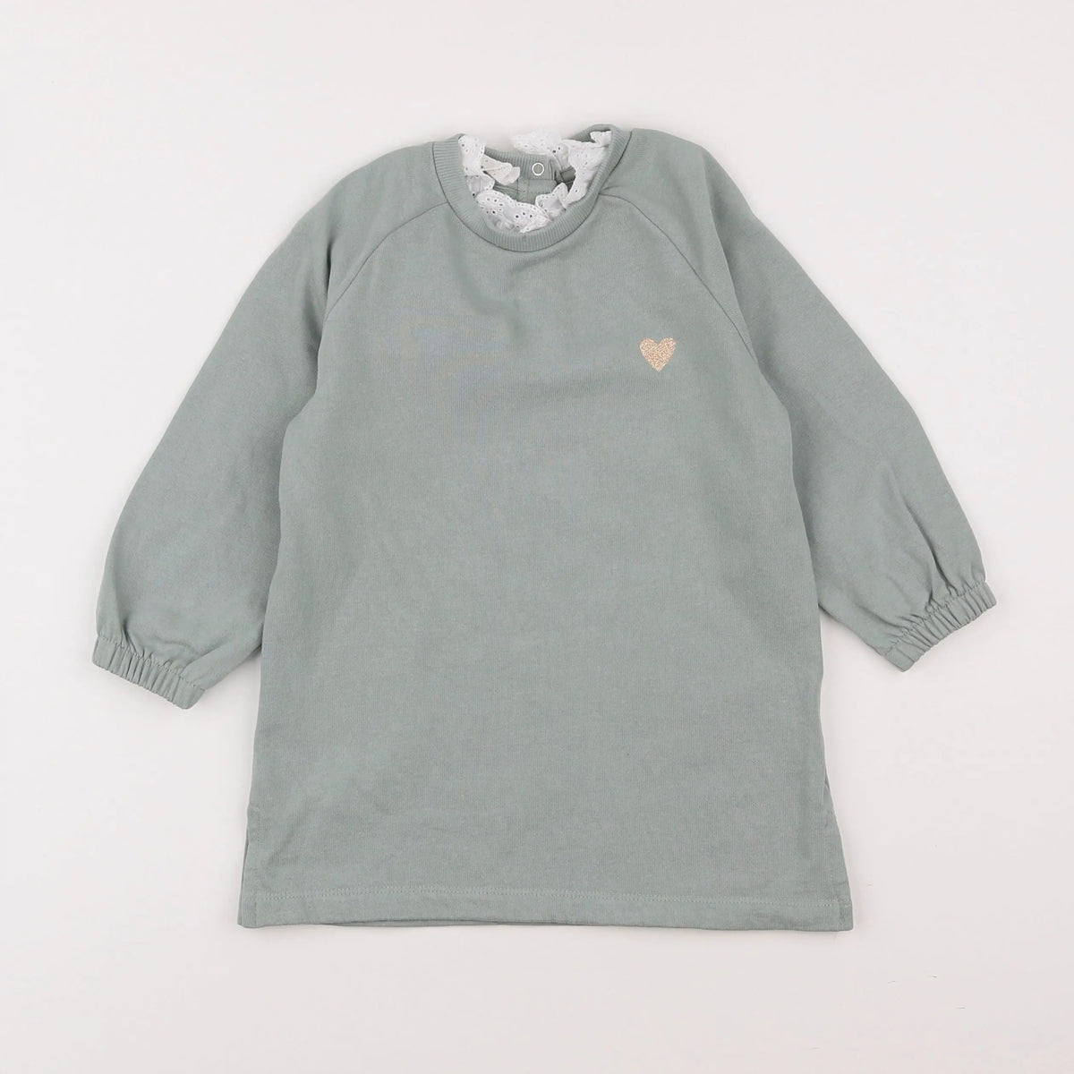 Vertbaudet - robe vert - 3 ans