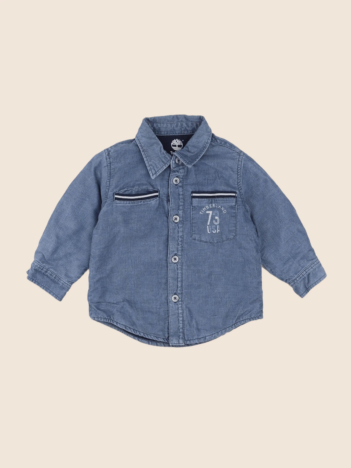 Timberland - chemise bleu - 12 mois