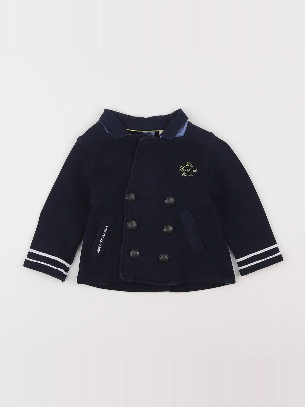 IKKS - veste bleu - 6 mois