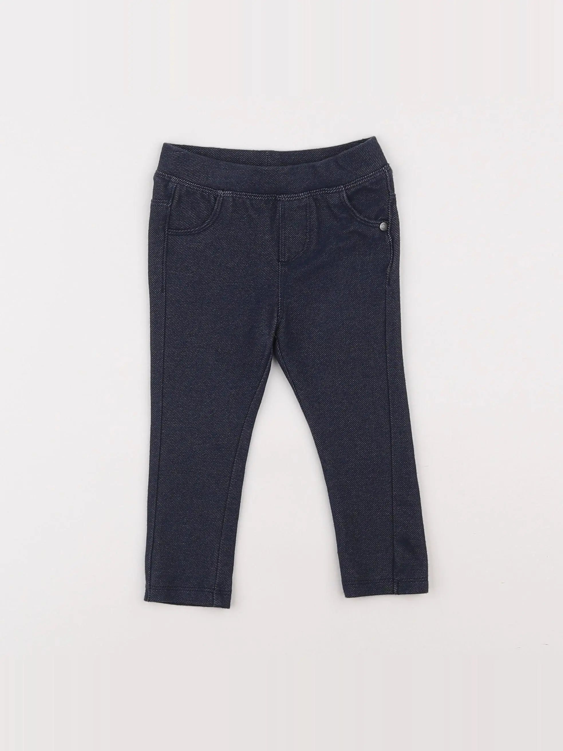 Vertbaudet - legging bleu - 6 mois