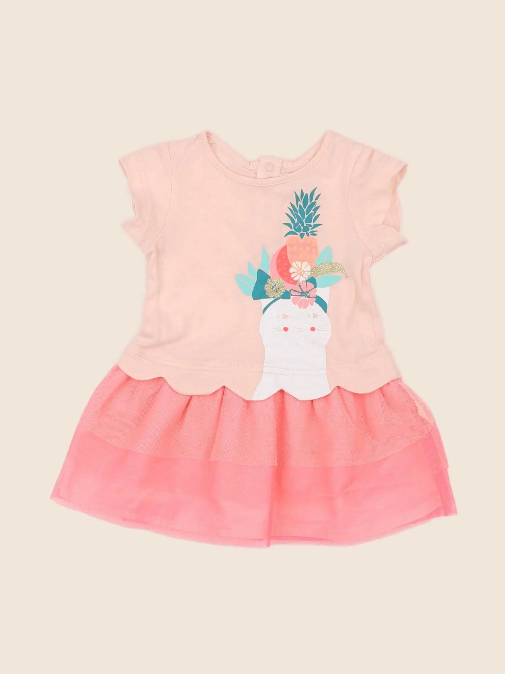 Billie Blush - robe rose - 3 mois