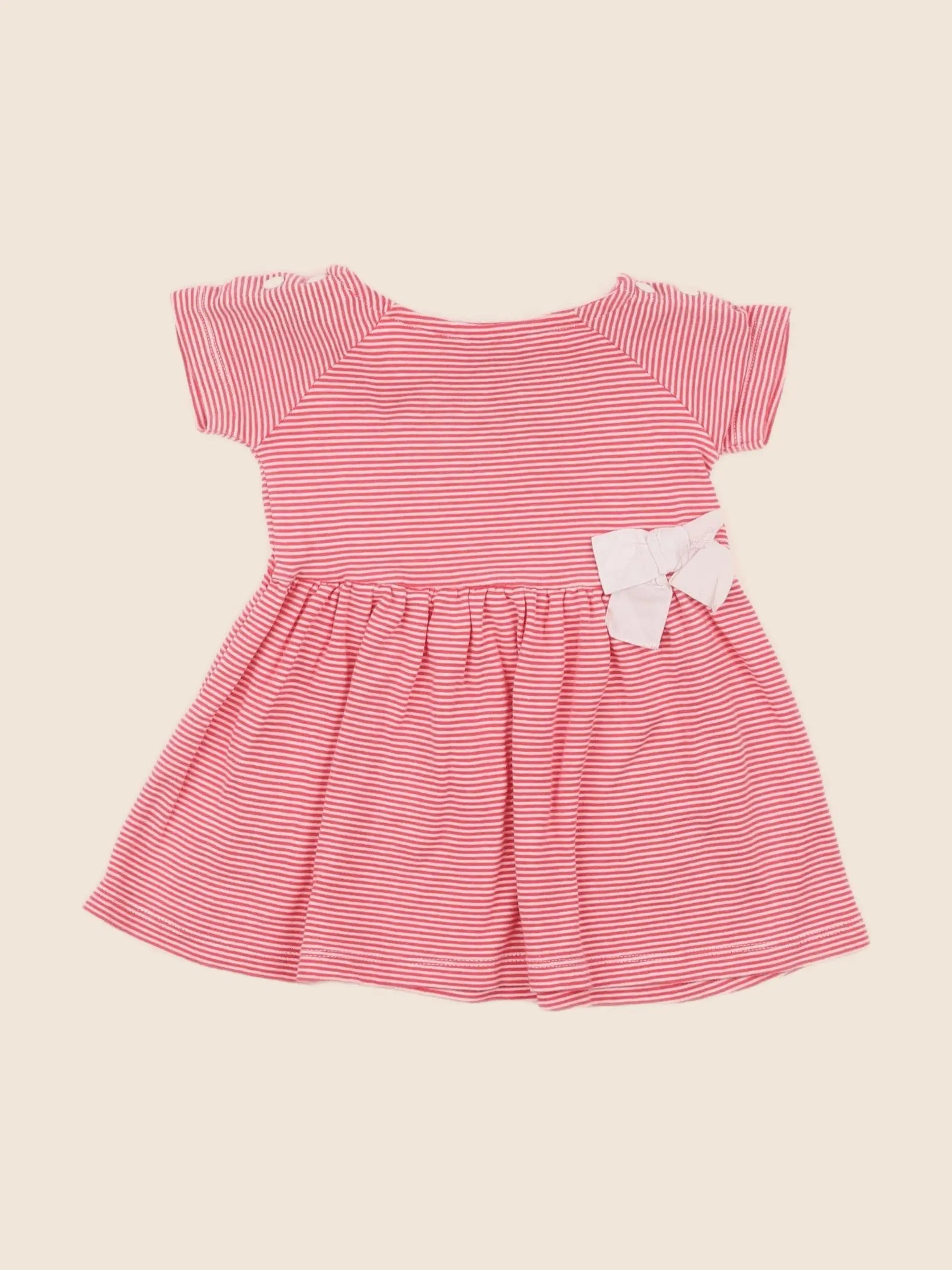 Petit Bateau - robe rose - 6 mois