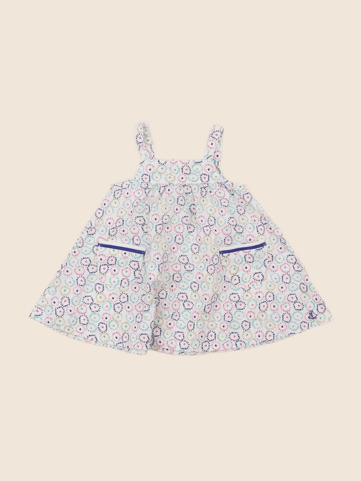 Petit Bateau - robe multicolore - 3 mois