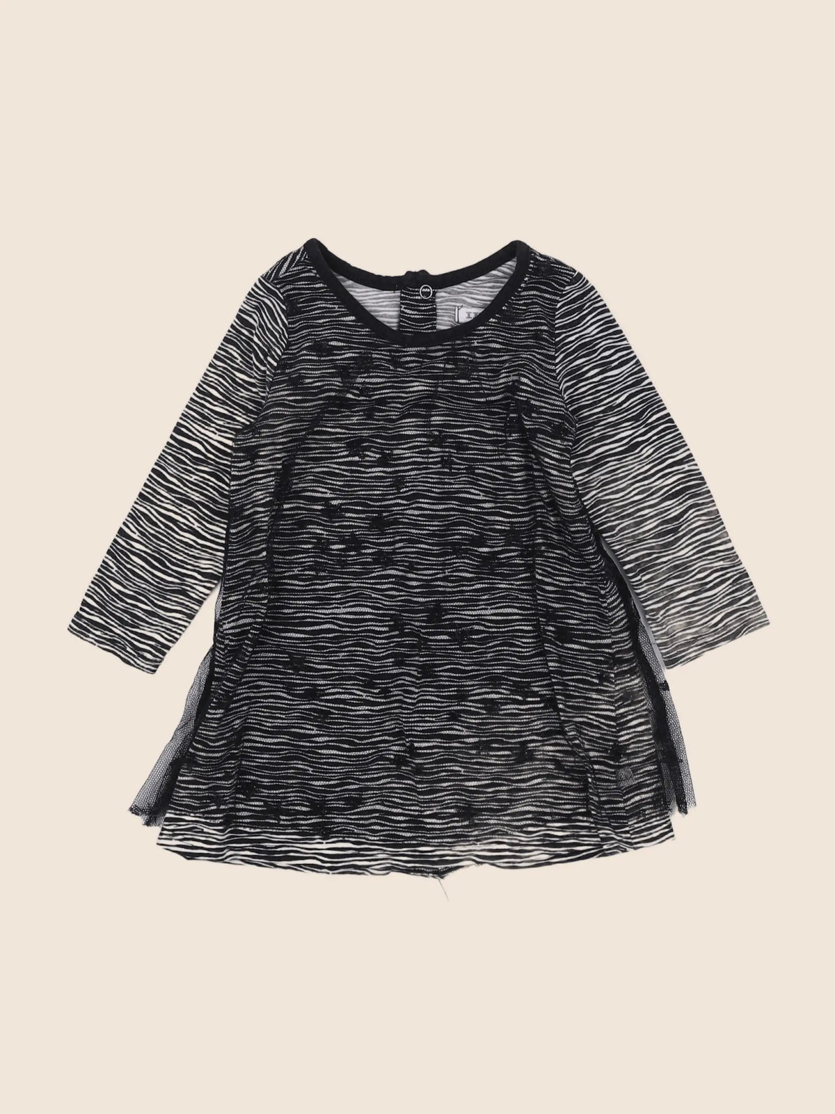 IKKS - robe noir - 6 mois