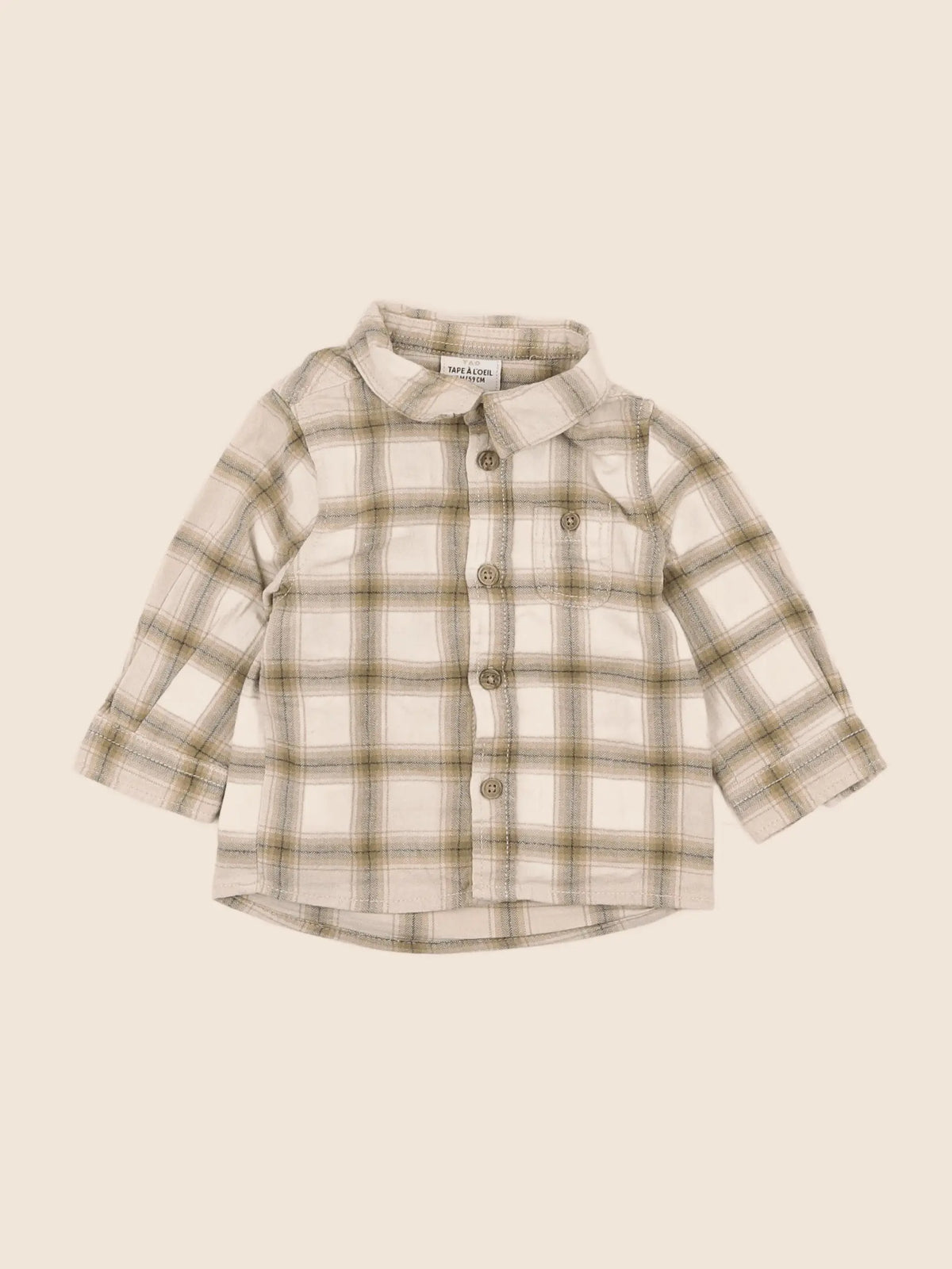 Tape à l'oeil - chemise beige - 3 mois