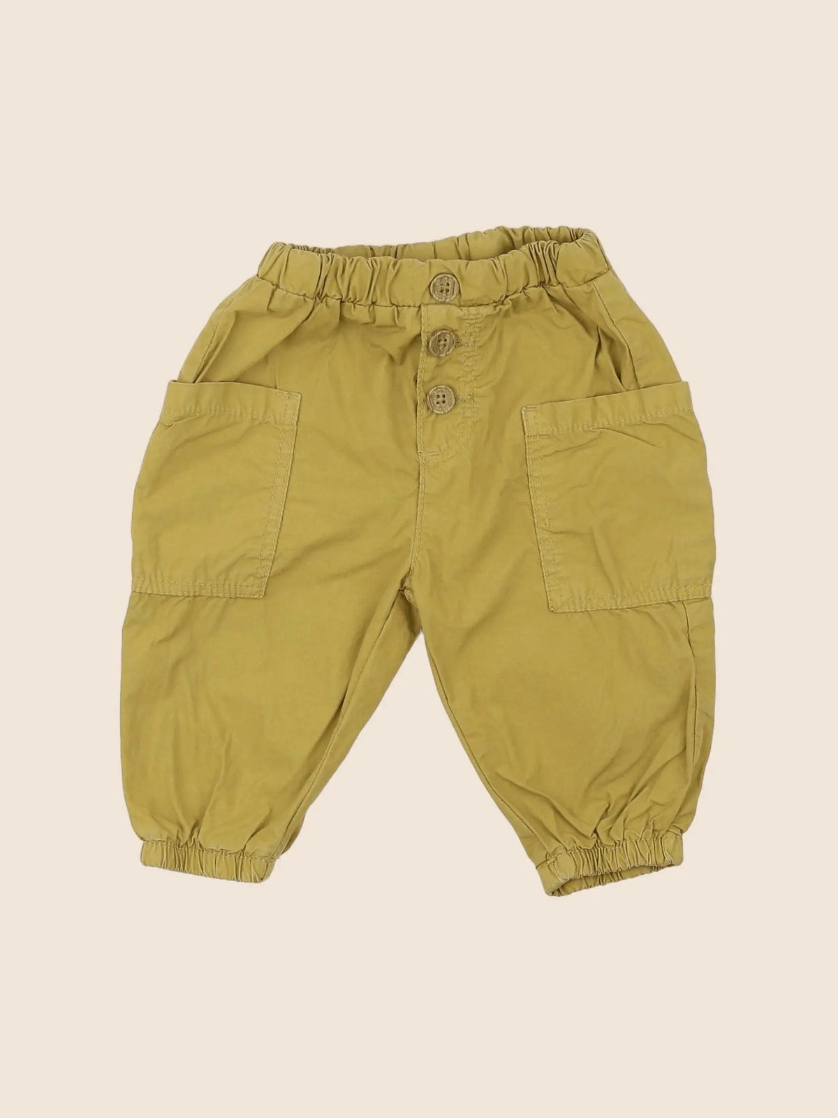 Tape à l'oeil - pantalon jaune - 9 mois