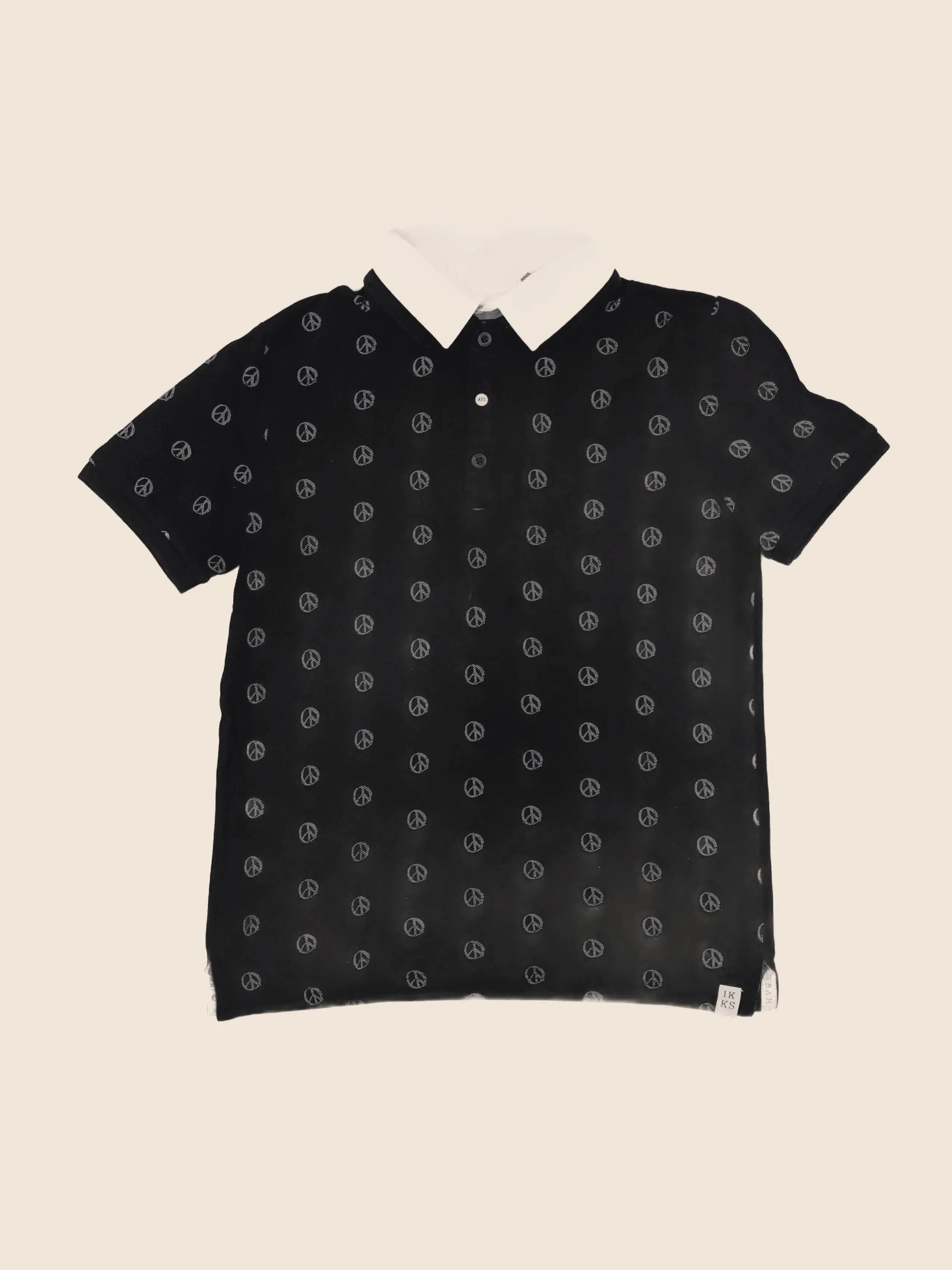 IKKS - polo noir - 10 ans