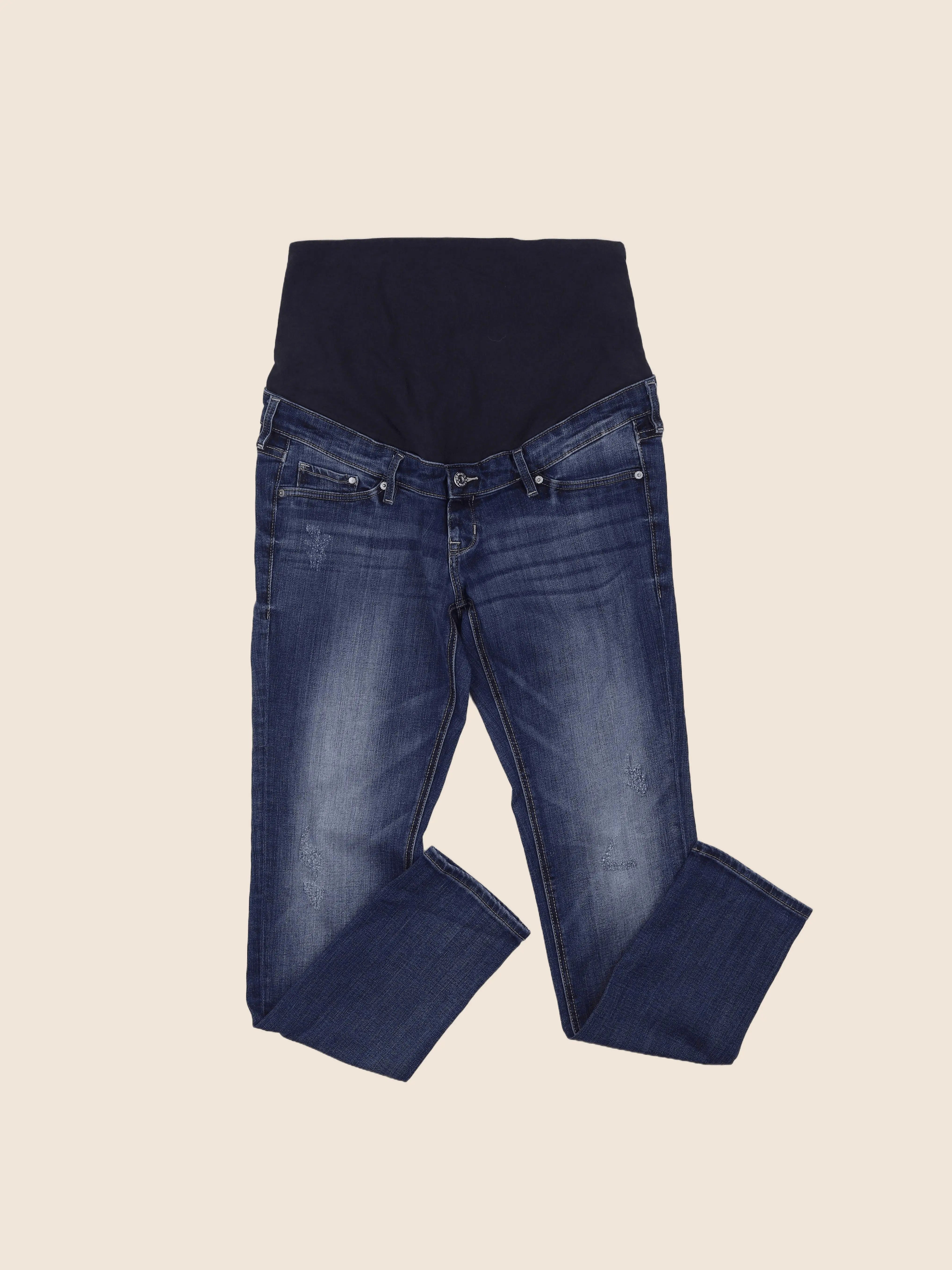 H&M - jean grossesse bleu - 42