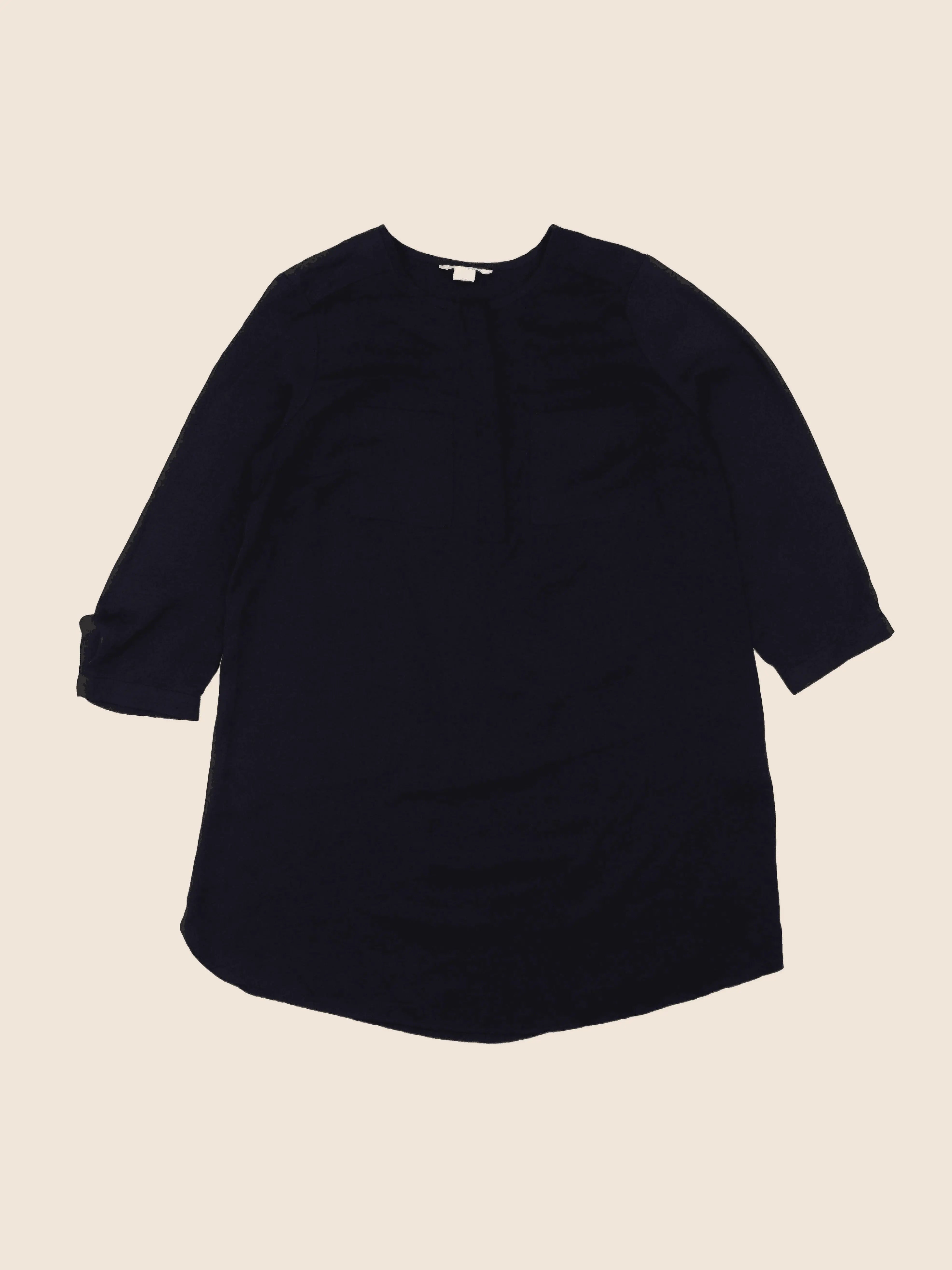 H&M - blouse grossesse bleu - m