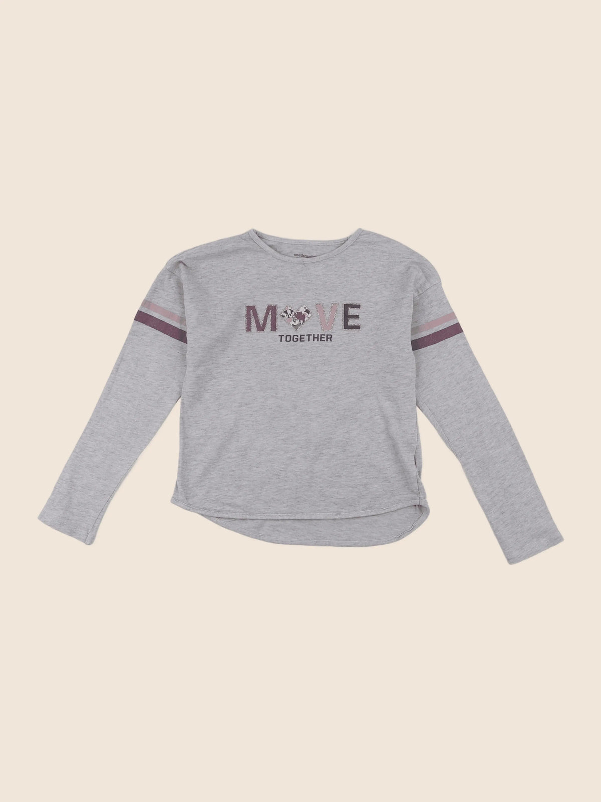 Vertbaudet - tee-shirt gris - 8 ans