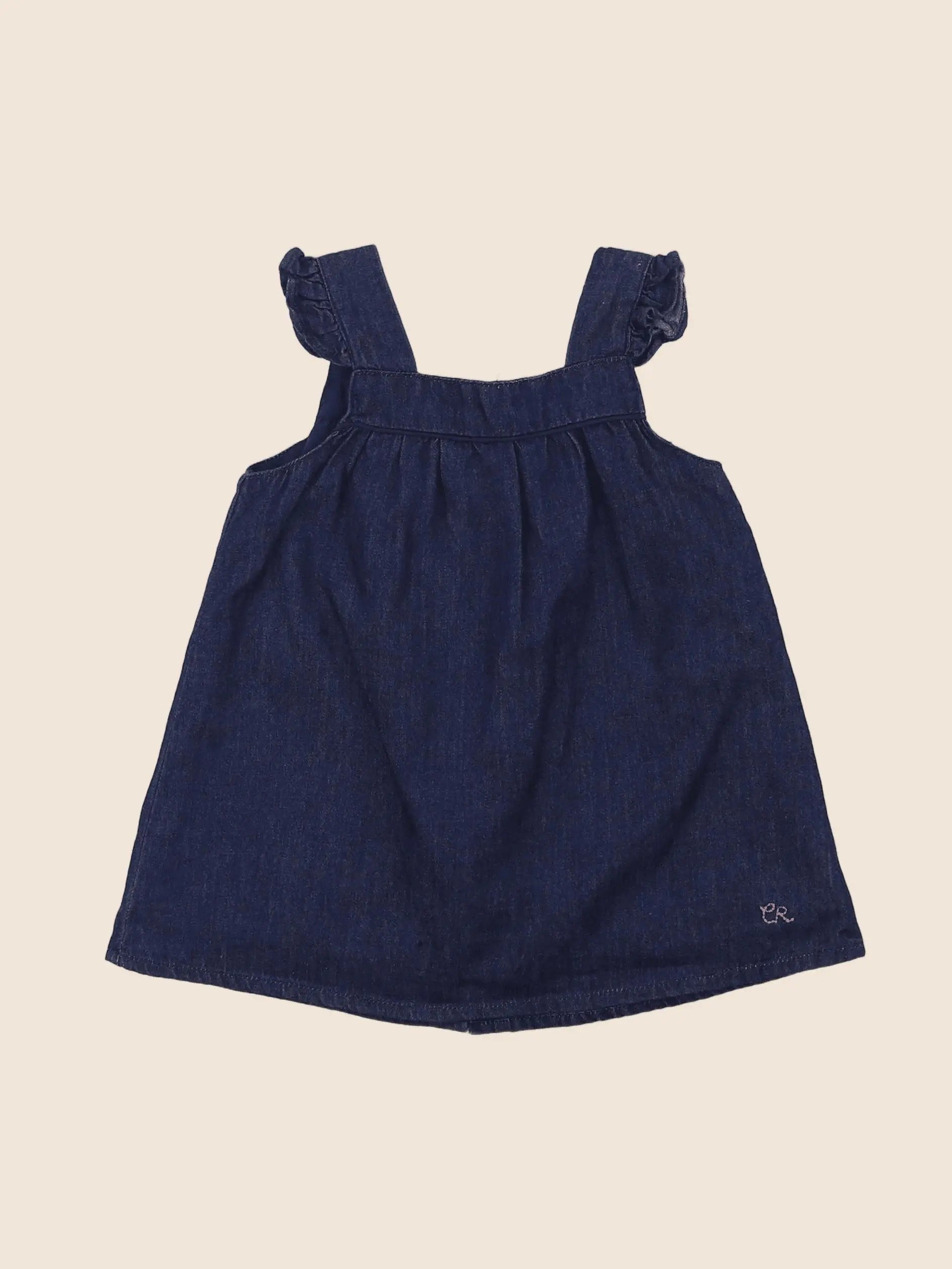 Cadet Rousselle - robe bleu - 6 mois