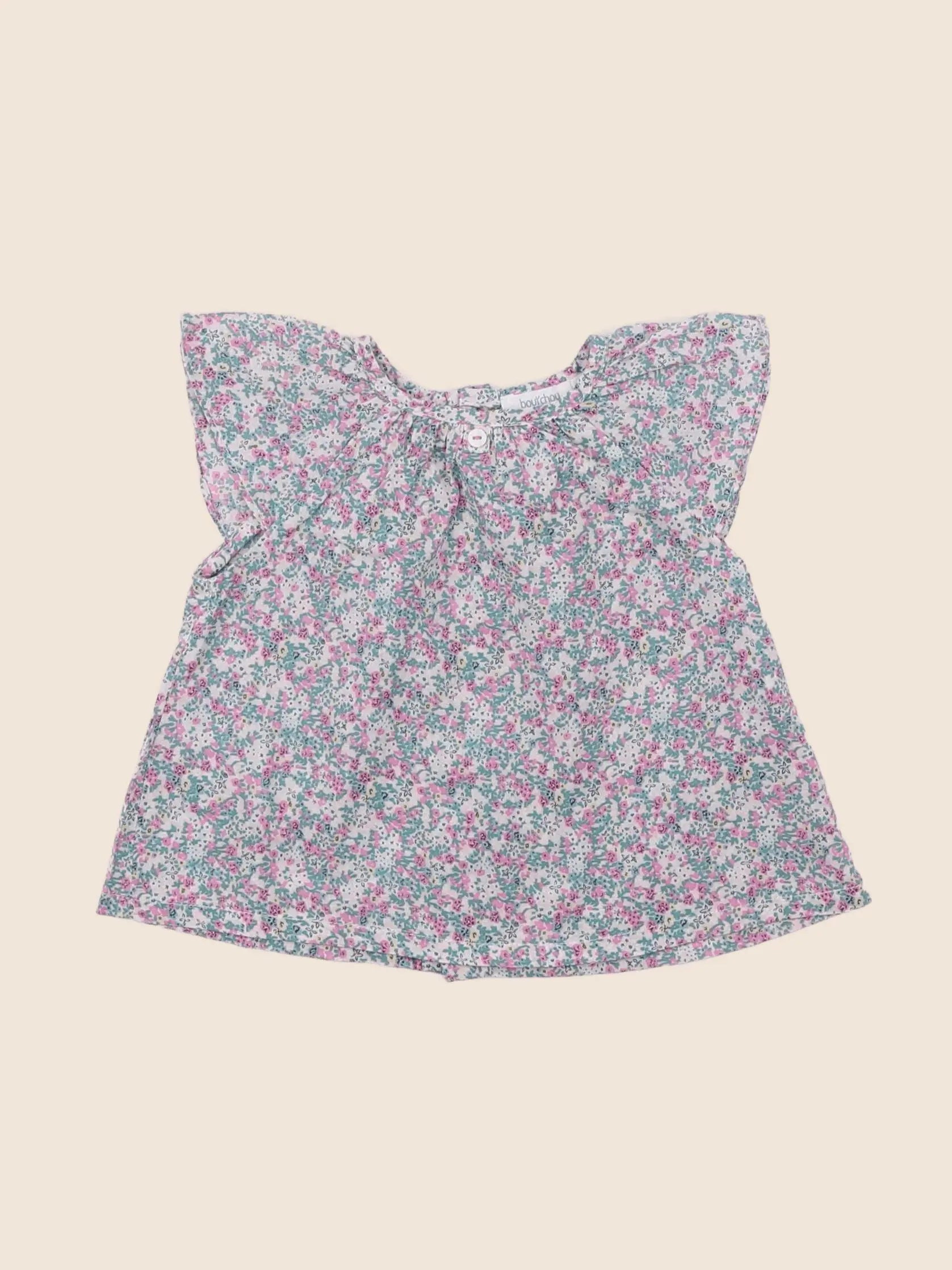 Boutchou - blouse multicolore - 3 mois