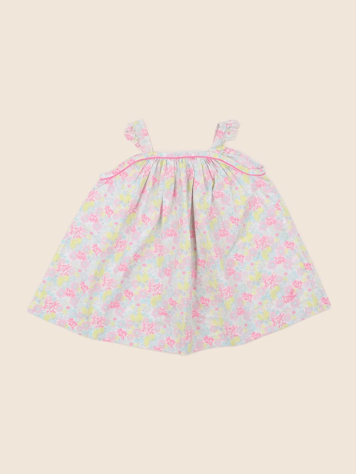 Petit Bateau - robe multicolore - 6 mois