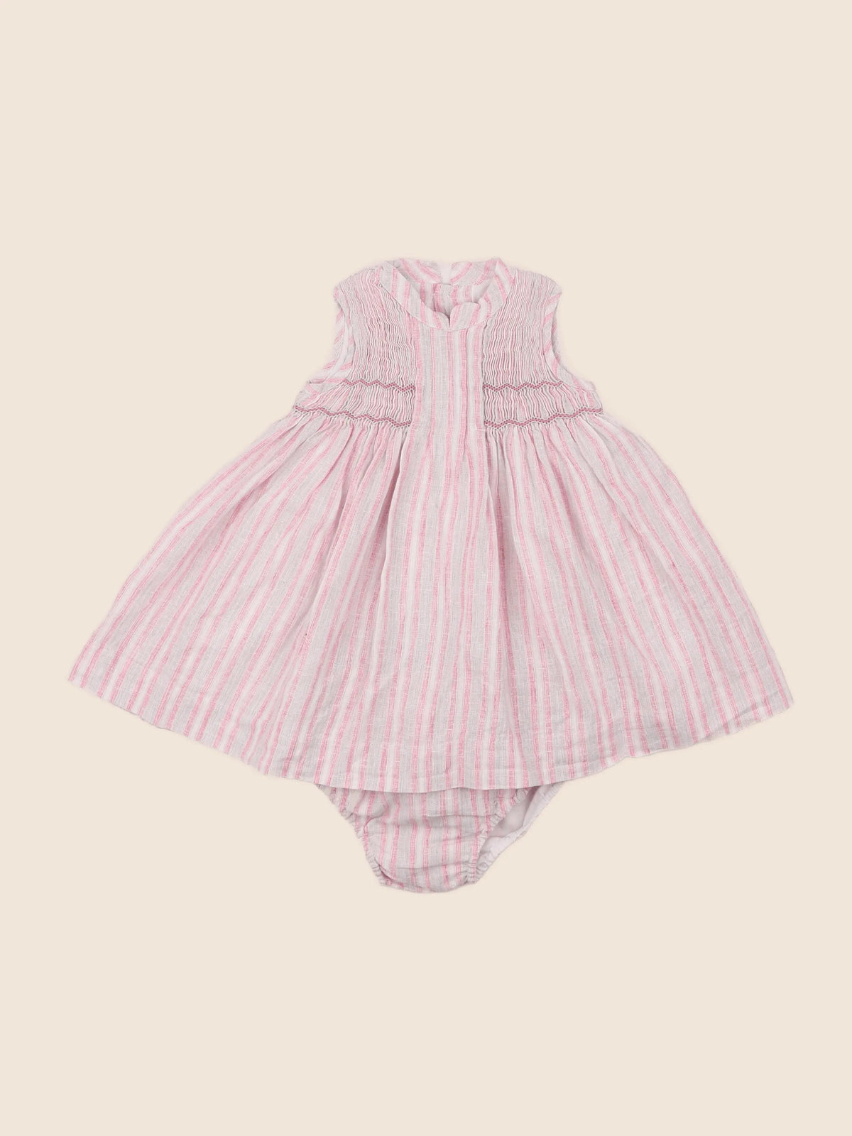 Neck & Neck - robe rose - 6 mois