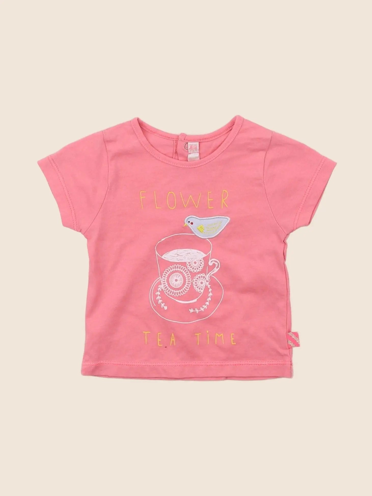 Billie Blush - tee-shirt rose - 3 mois