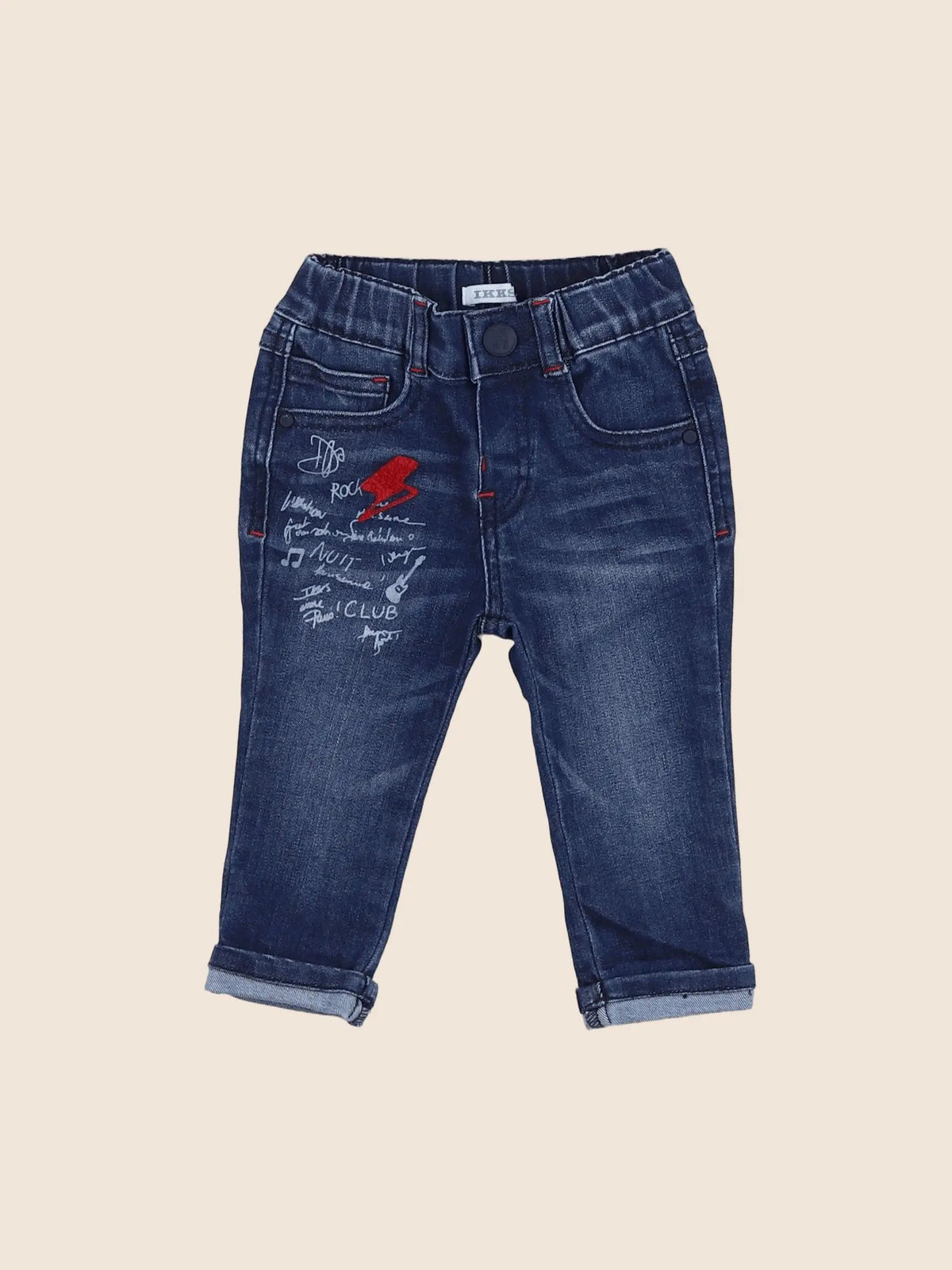 IKKS - jean bleu - 6 mois