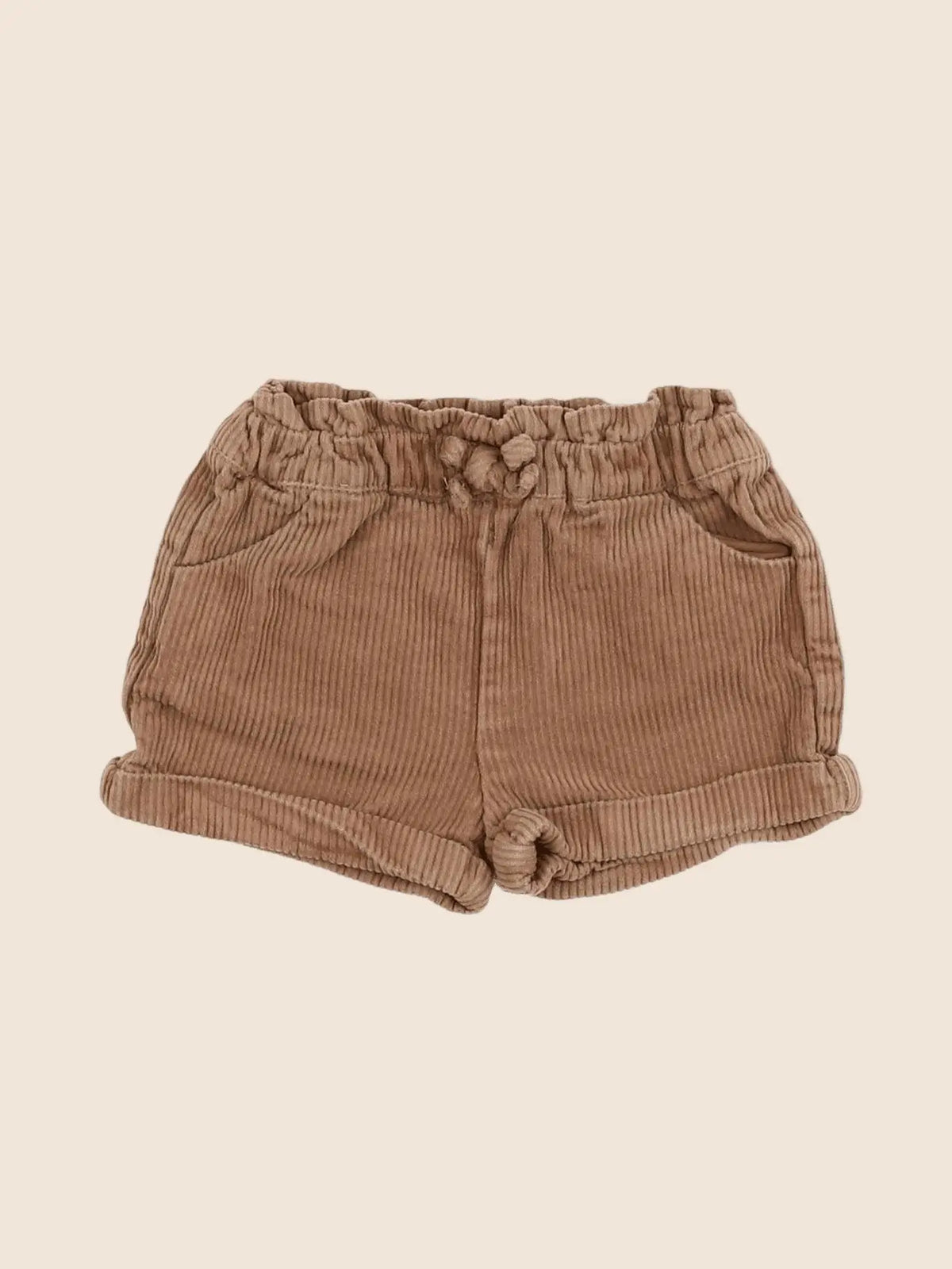 Vertbaudet - short marron - 12 mois