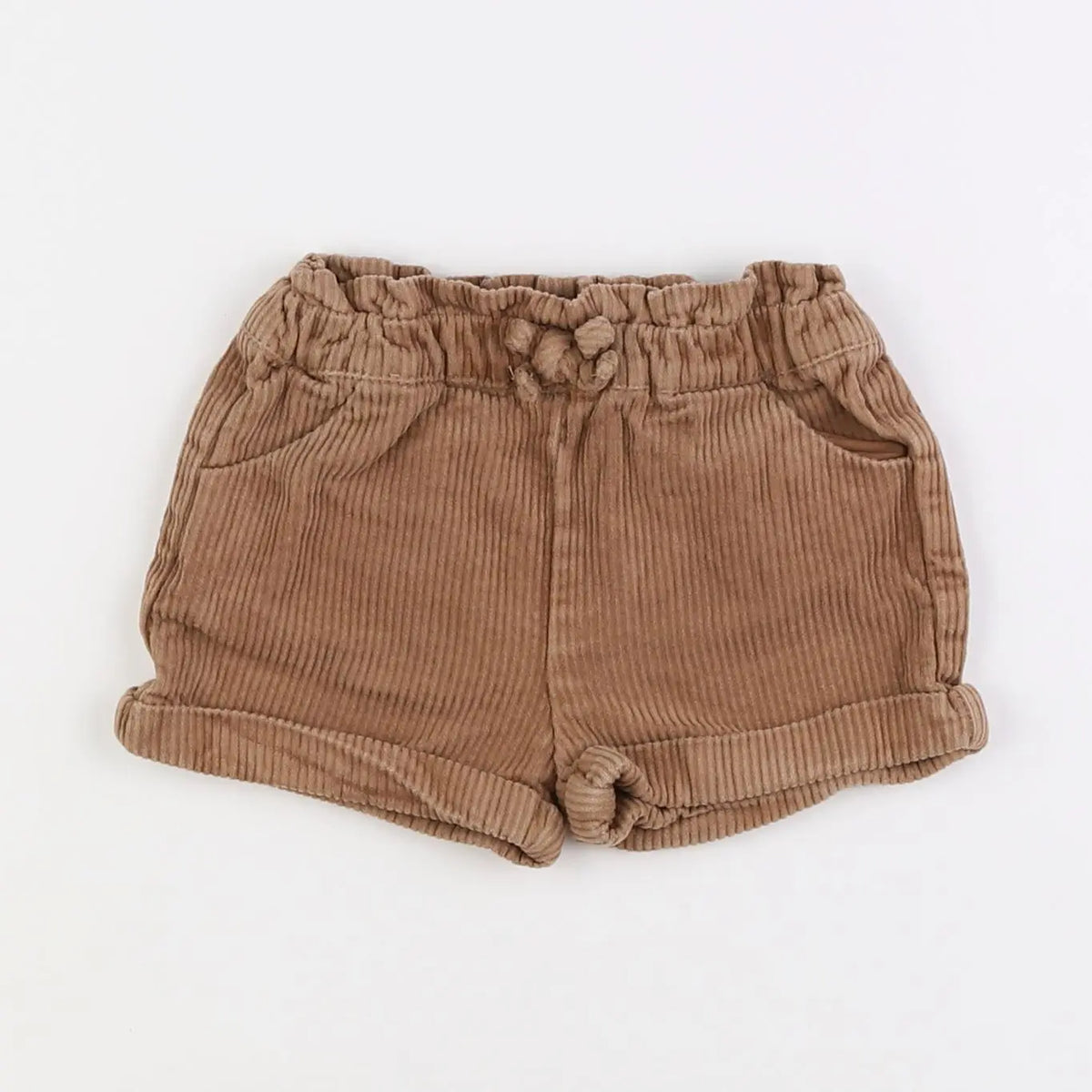 Vertbaudet - short marron - 12 mois