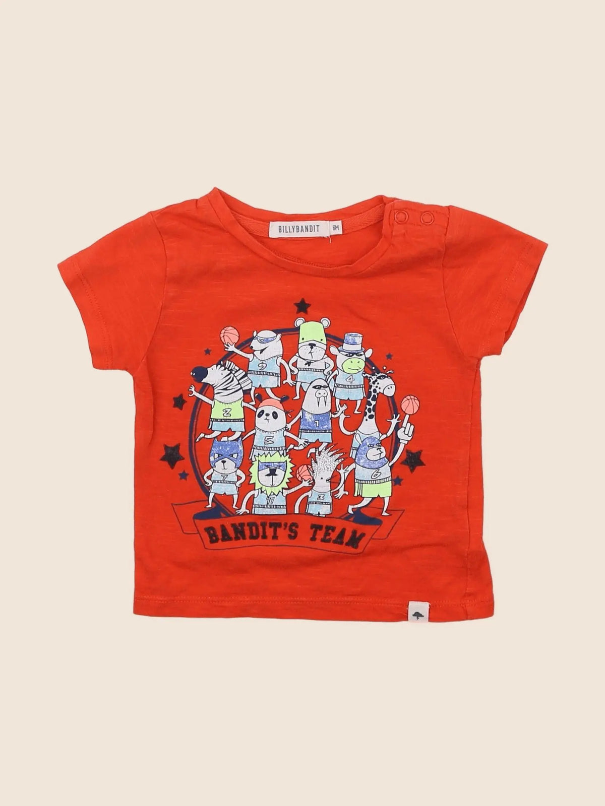 Billy Bandit - tee-shirt multicolore - 6 mois