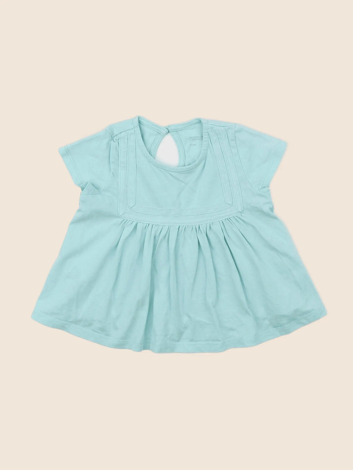 Natalys - tee-shirt bleu - 12 mois