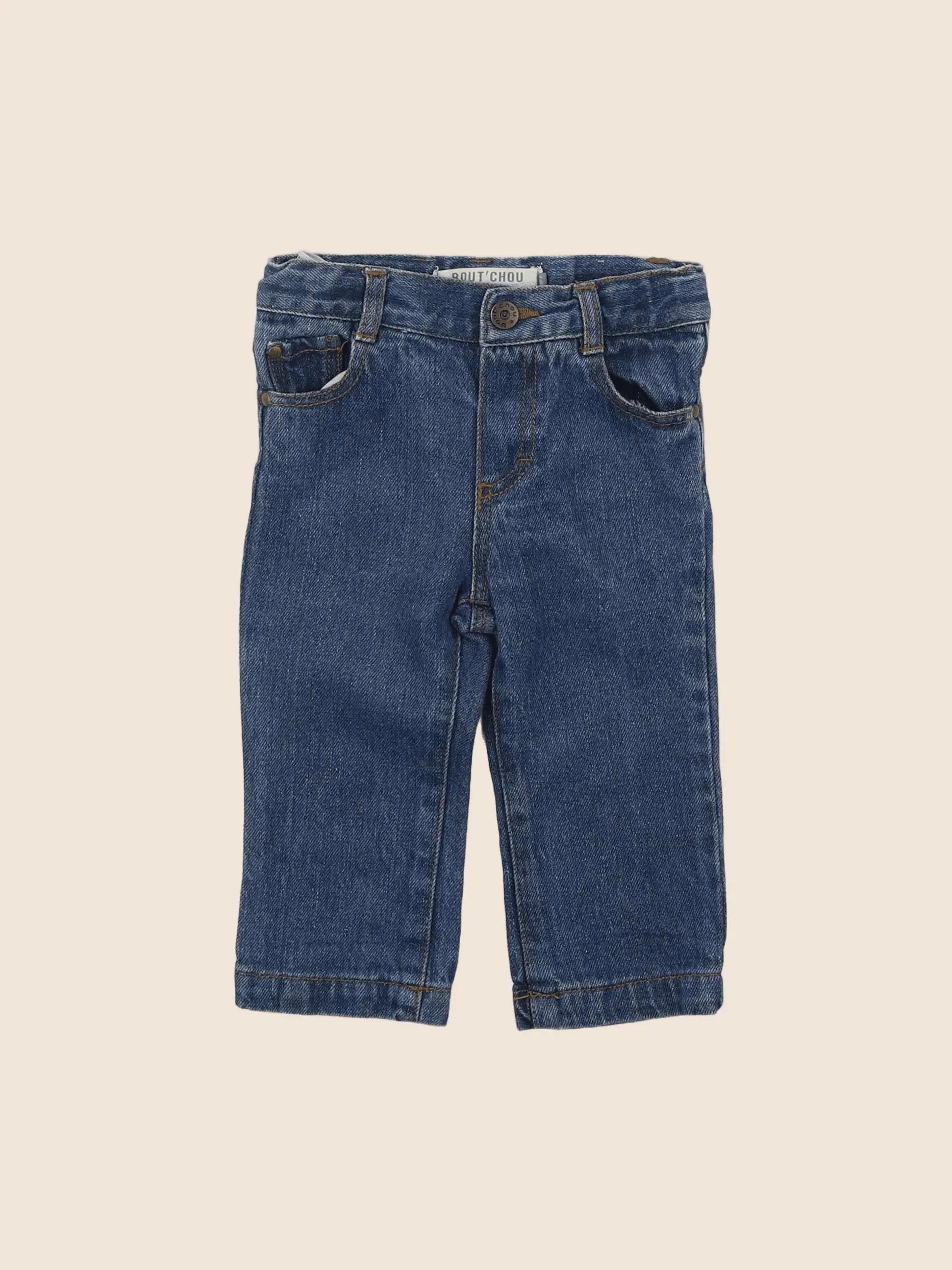 Boutchou - jean bleu - 6 mois