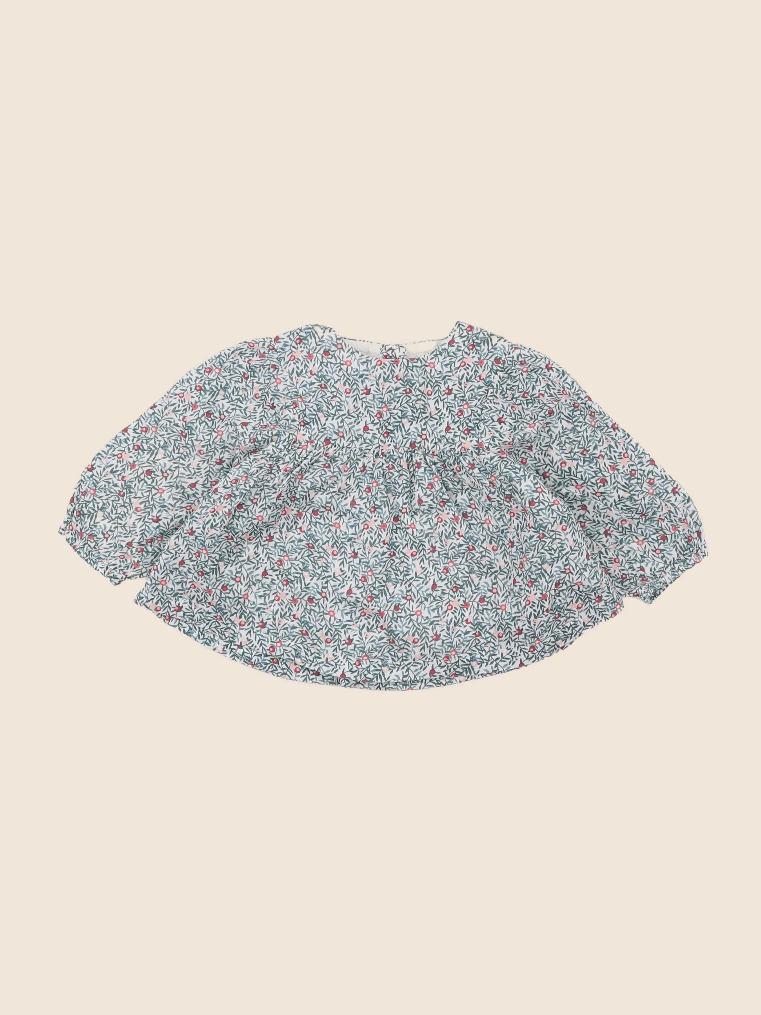 Vertbaudet - blouse vert - 12 mois